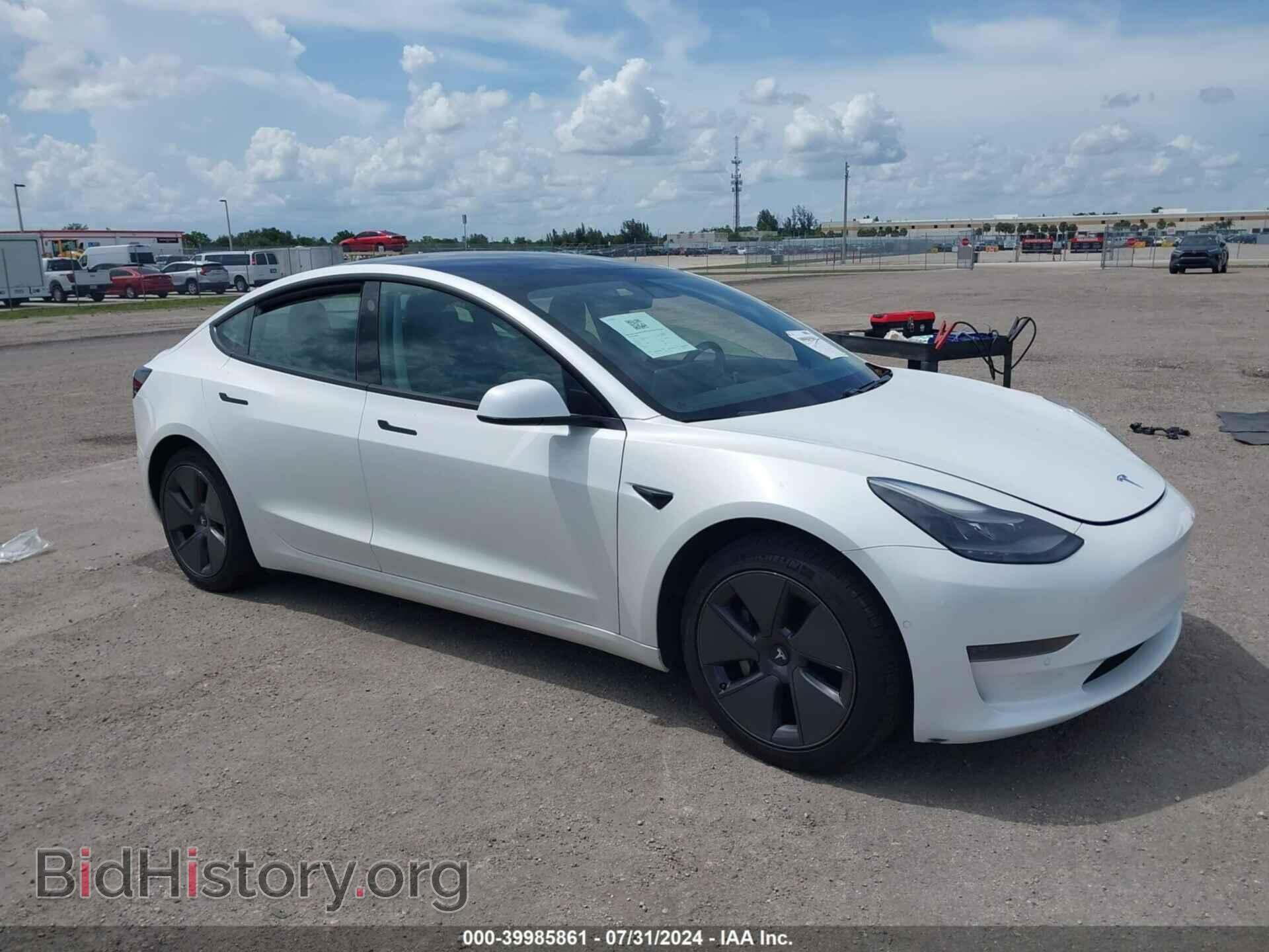Photo 5YJ3E1EA4MF046458 - TESLA MODEL 3 2021