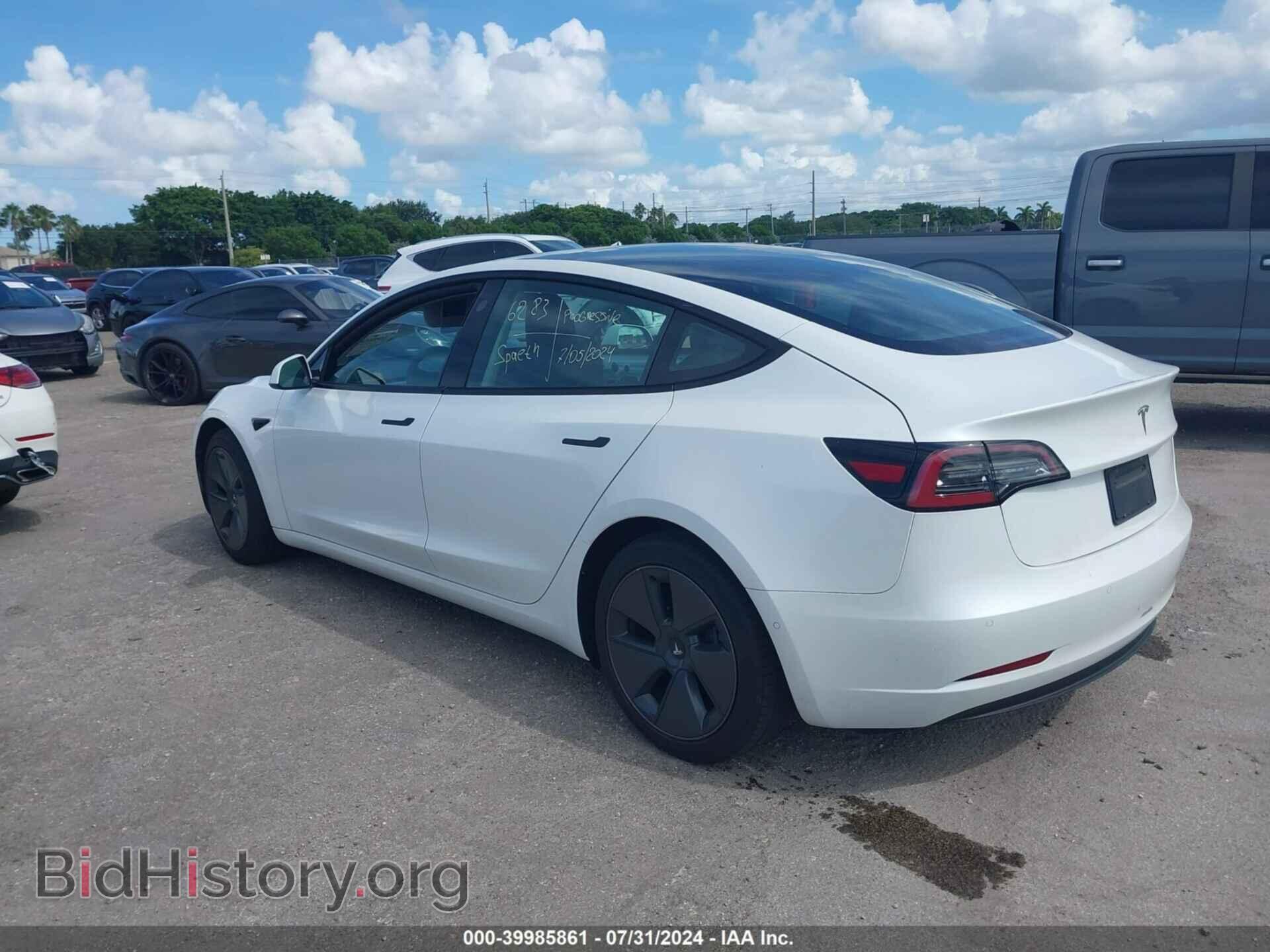 2021 TESLA MODEL 3 - VIN: 5YJ3E1EA4MF046458 - Photo 3