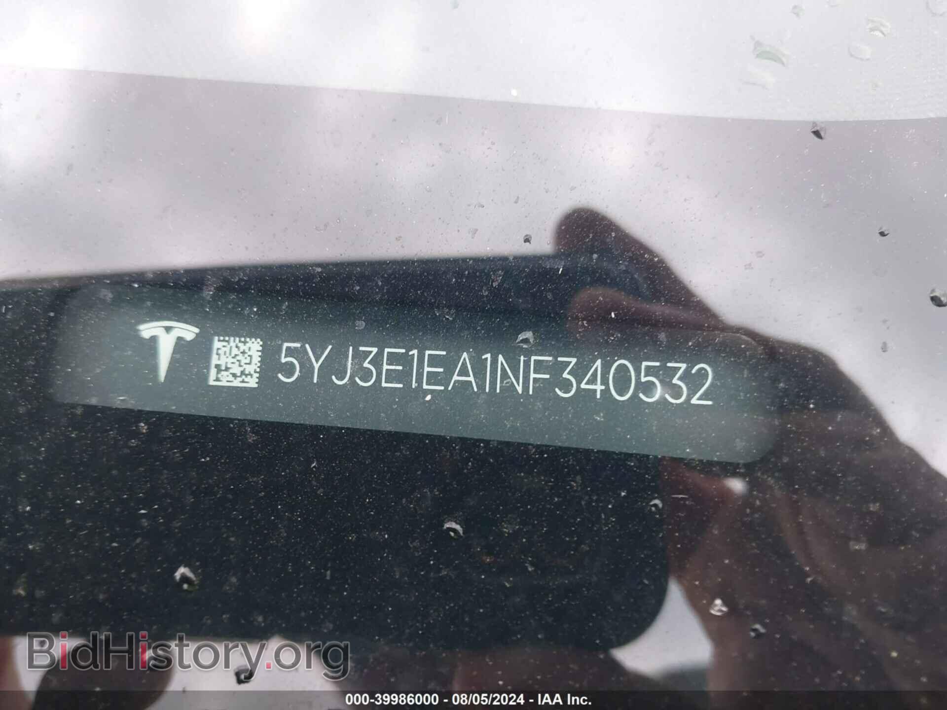 2022 TESLA MODEL 3 - VIN: 5YJ3E1EA1NF340532 - Фото 9
