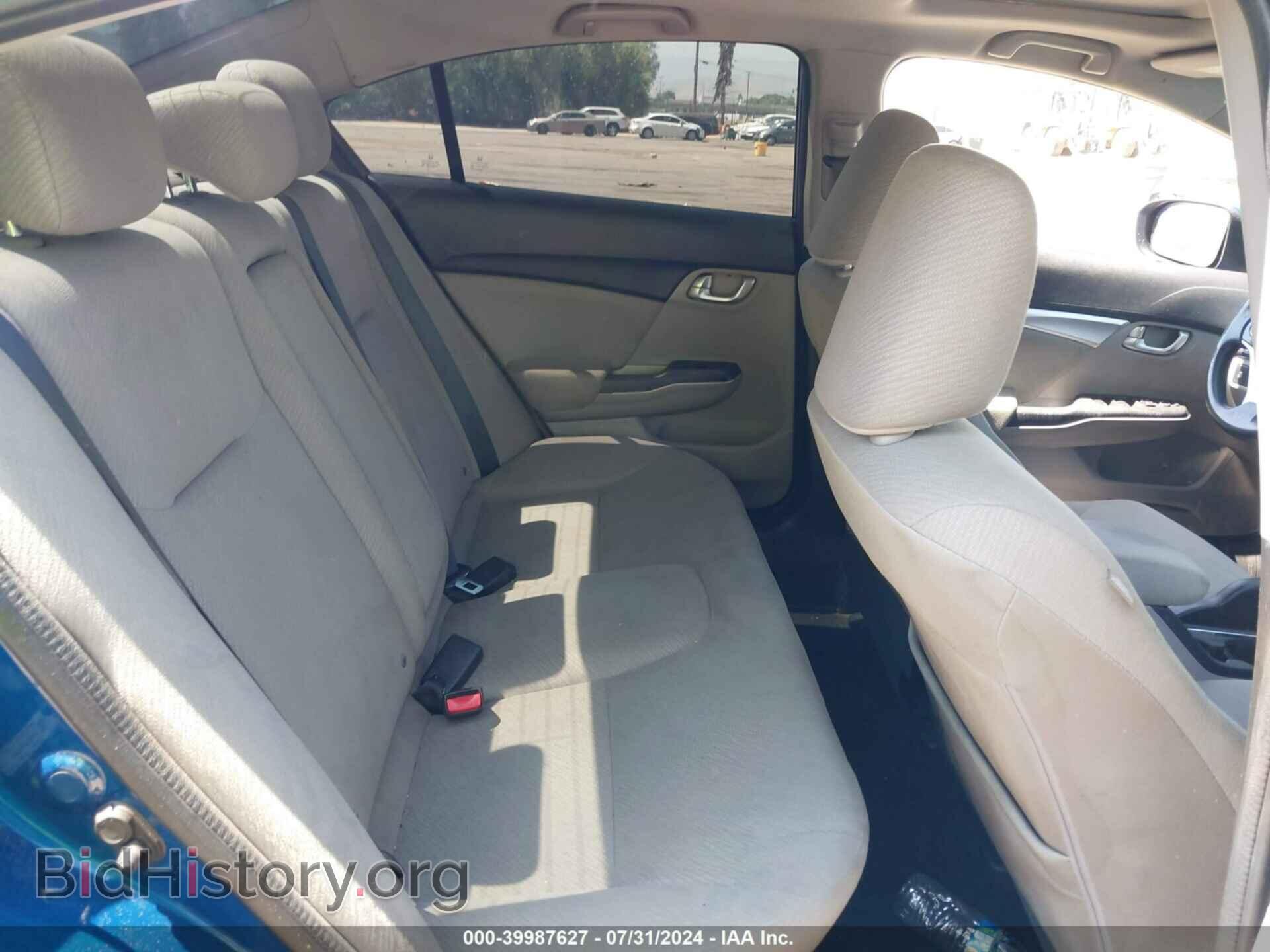 2013 HONDA CIVIC - VIN: 19XFB2F82DE228589 - Фото 8