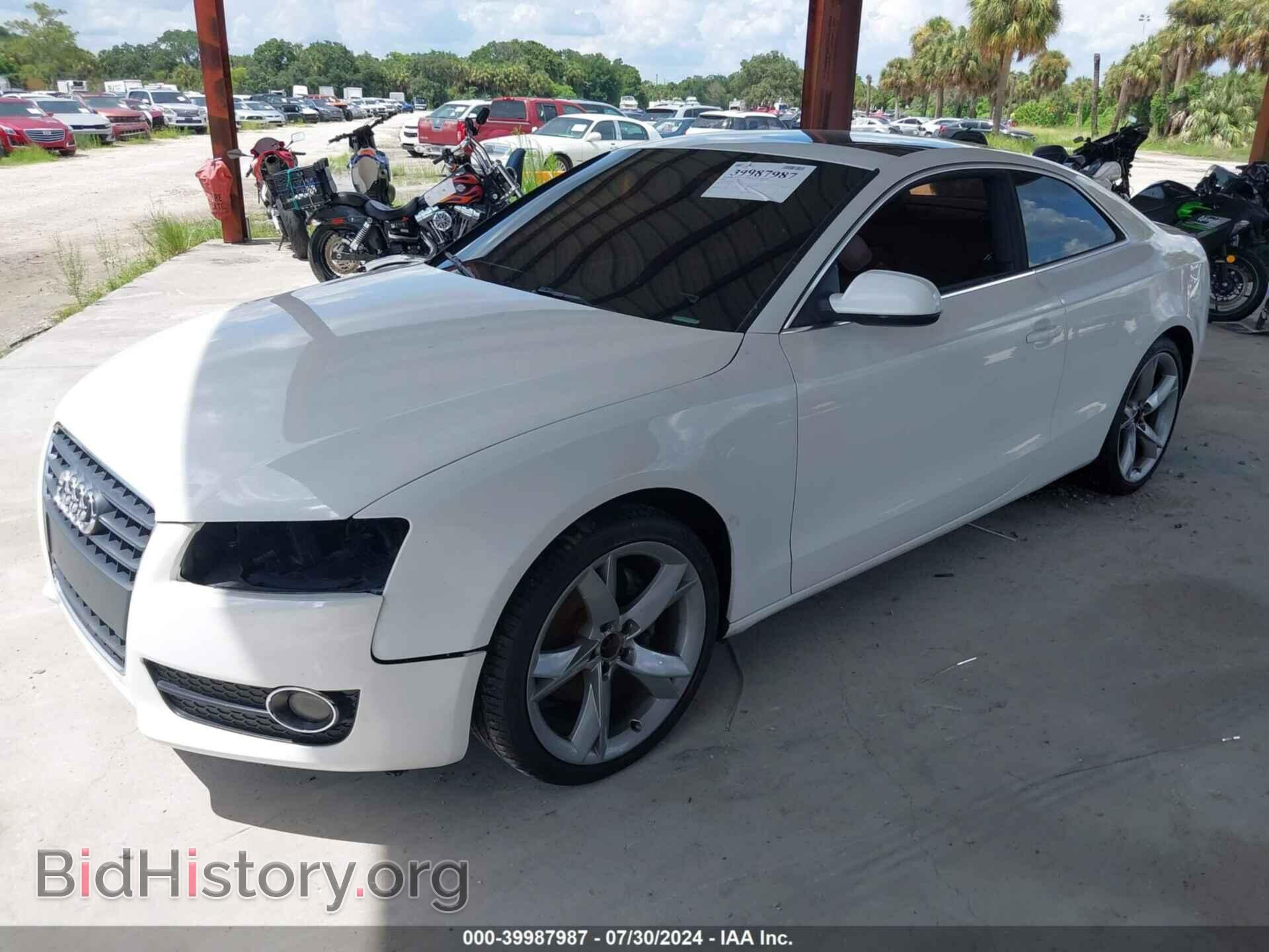 2012 AUDI A5 - VIN: WAULFAFR8CA024081 - Photo 2