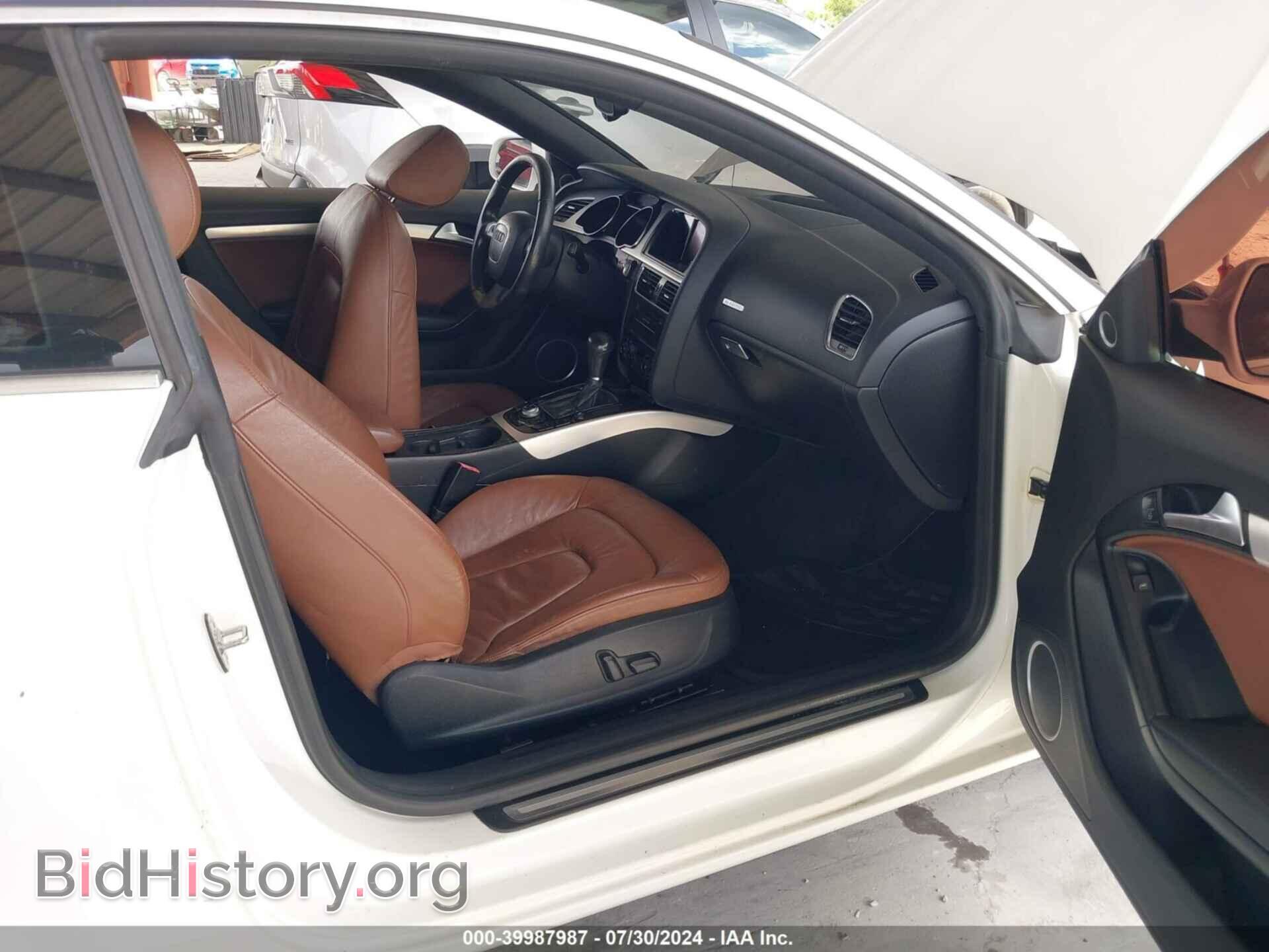 2012 AUDI A5 - VIN: WAULFAFR8CA024081 - Photo 5