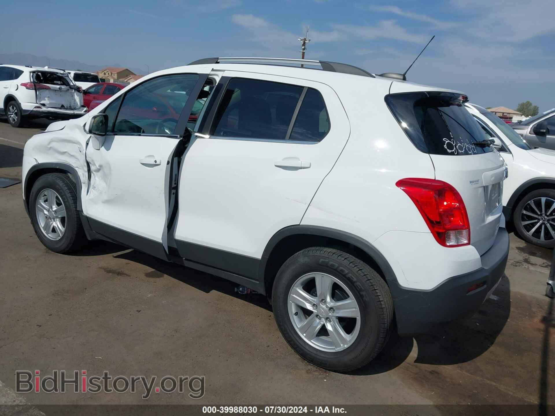2016 CHEVROLET TRAX - VIN: 3GNCJLSB5GL138681 - Фото 3