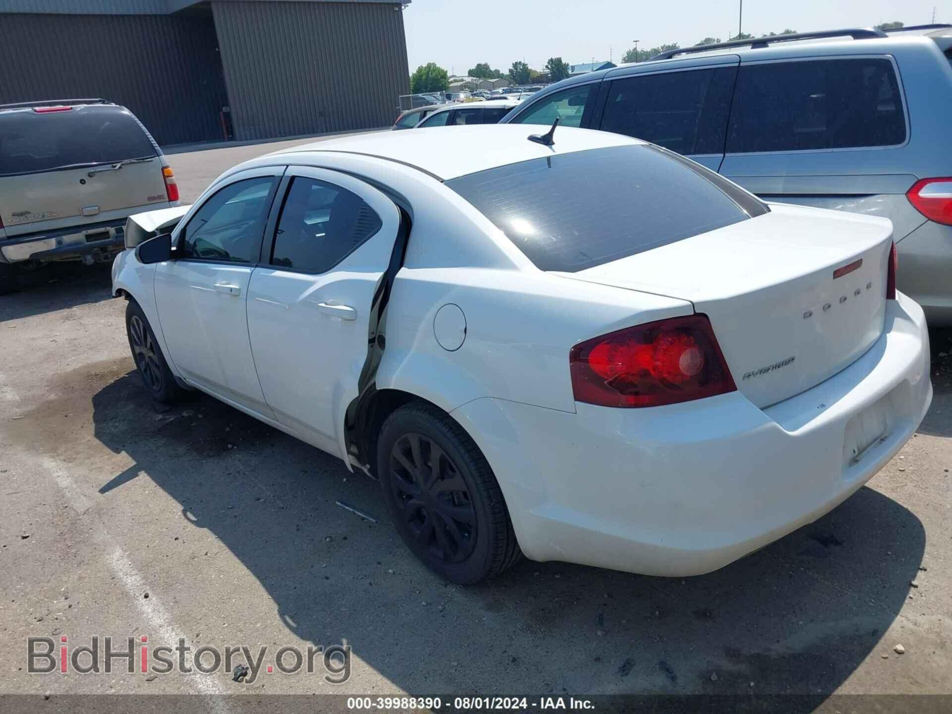 2014 DODGE AVENGER - VIN: 1C3CDZAB9EN214697 - Фото 3