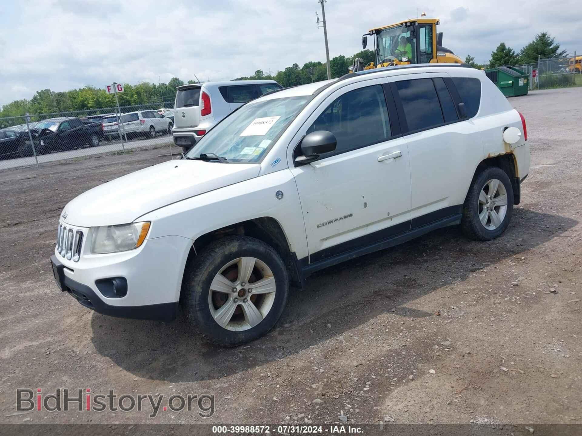 2012 JEEP COMPASS - VIN: 1C4NJDEB3CD621749 - Фото 2