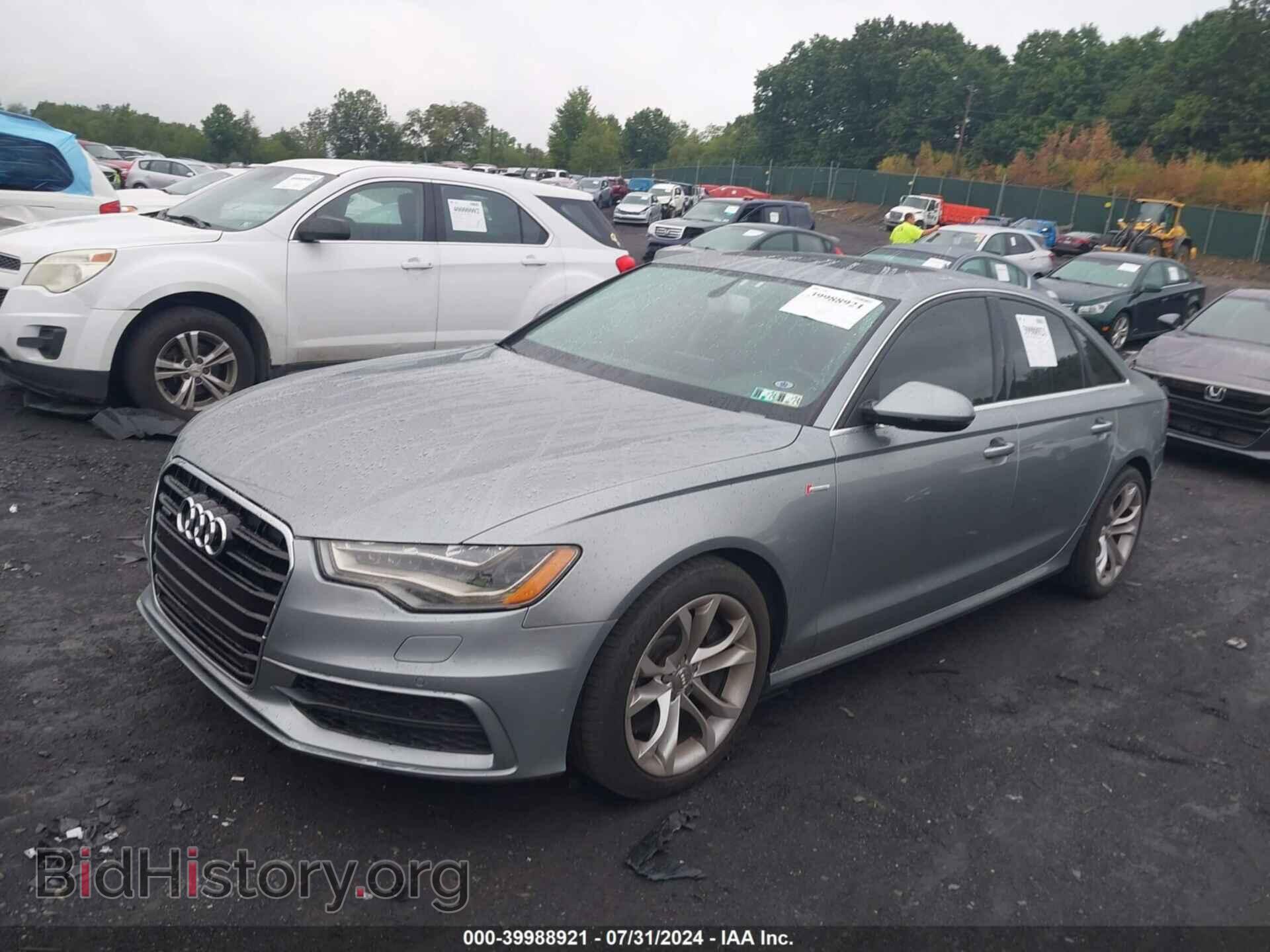 2012 AUDI A6 - VIN: WAUBGAFC9CN005536 - Фото 2