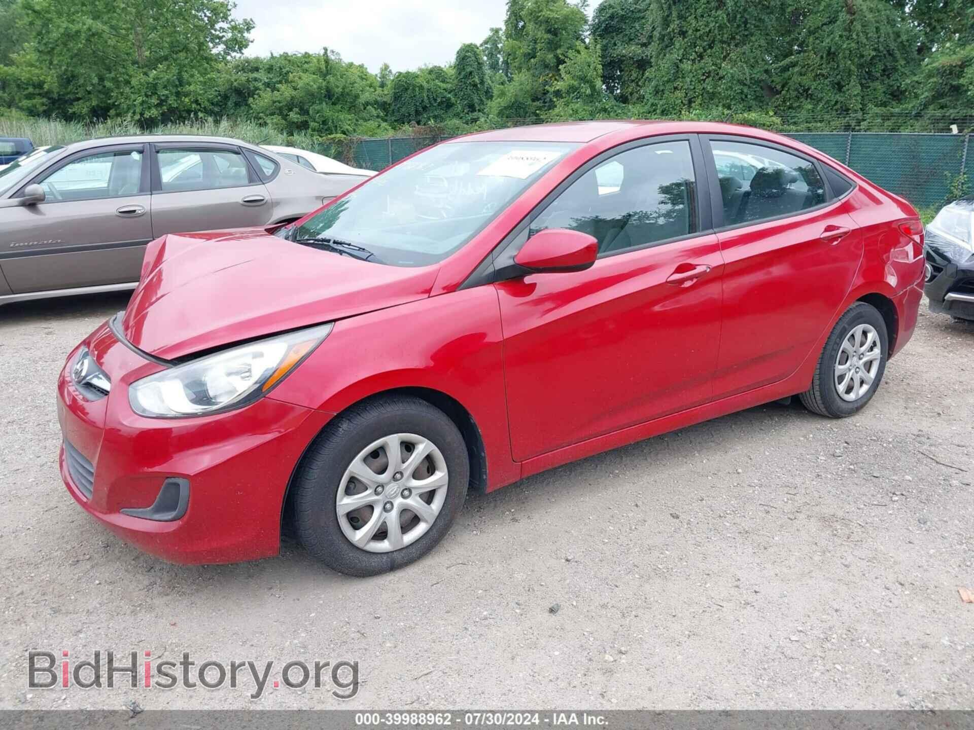 2014 HYUNDAI ACCENT - VIN: KMHCT4AE6EU683422 - Фото 2