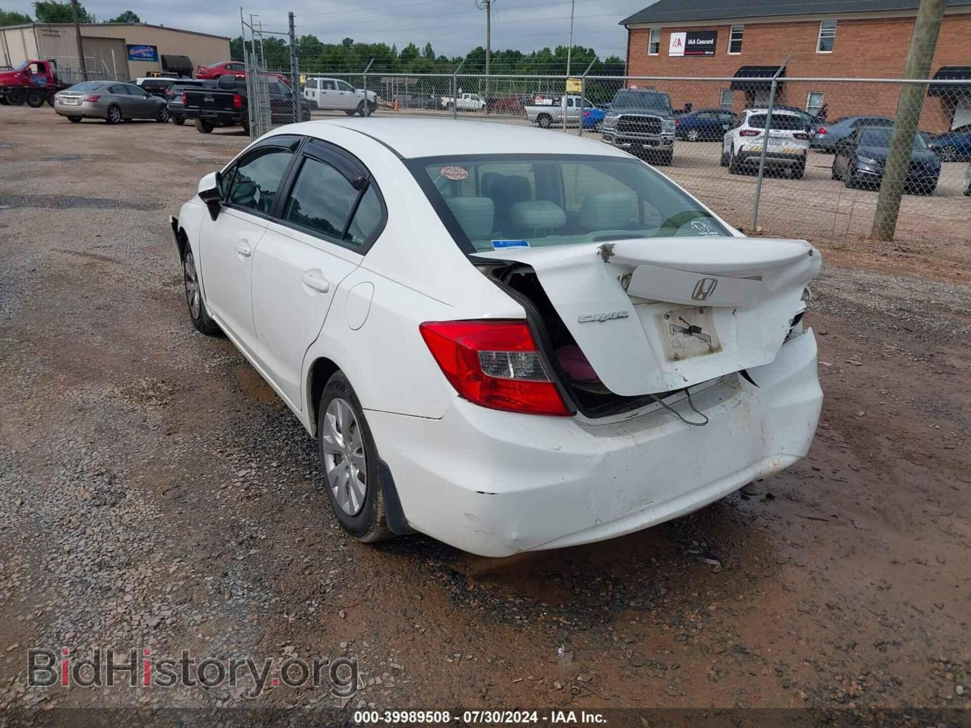 2012 HONDA CIVIC - VIN: 2HGFB2F59CH594088 - Фото 3
