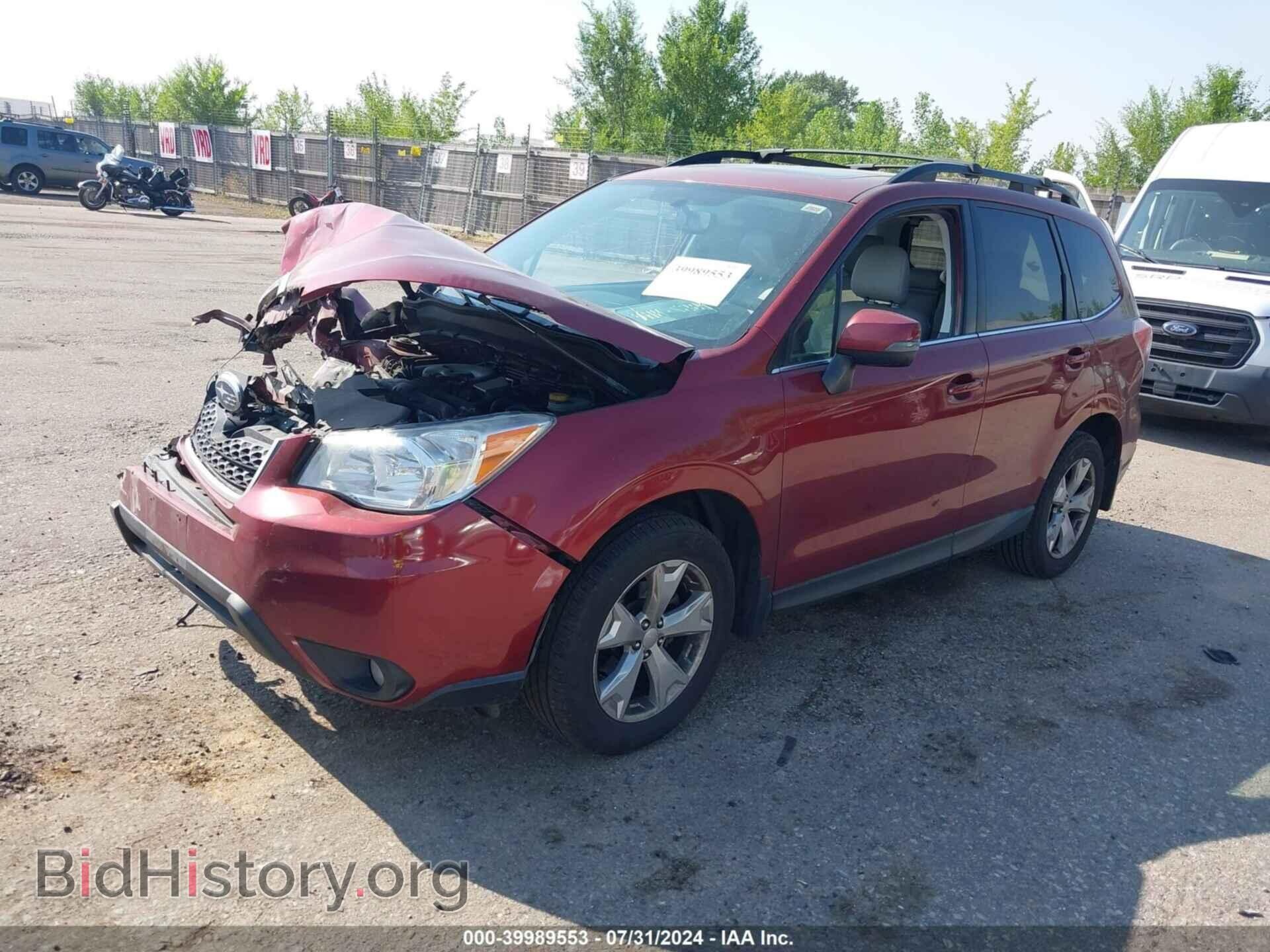 2014 SUBARU FORESTER - VIN: JF2SJAMC6EH519533 - Фото 2