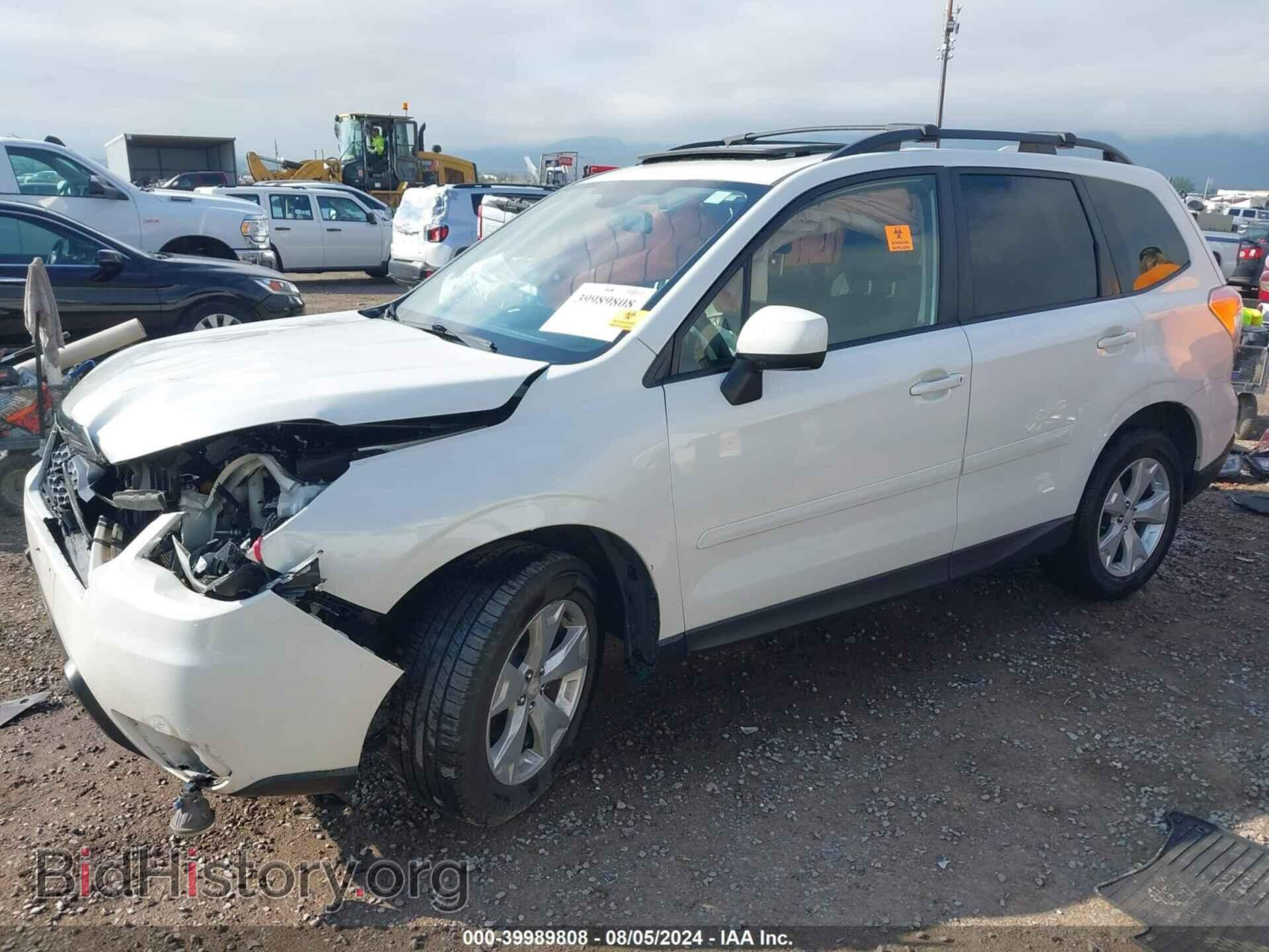2016 SUBARU FORESTER - VIN: JF2SJAFC4GH433007 - Фото 2