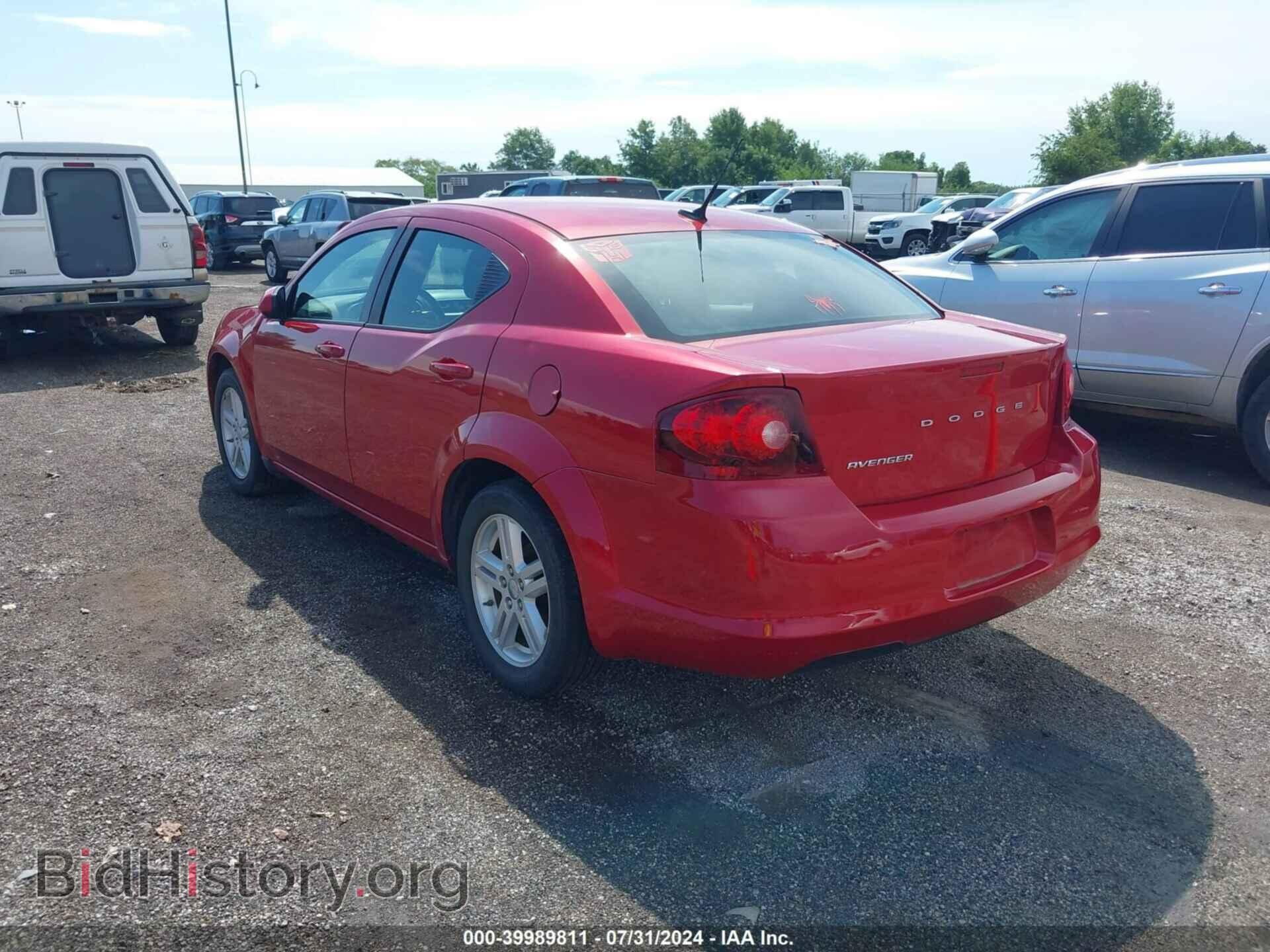 2011 DODGE AVENGER - VIN: 1B3BD1FB1BN509355 - Фото 3