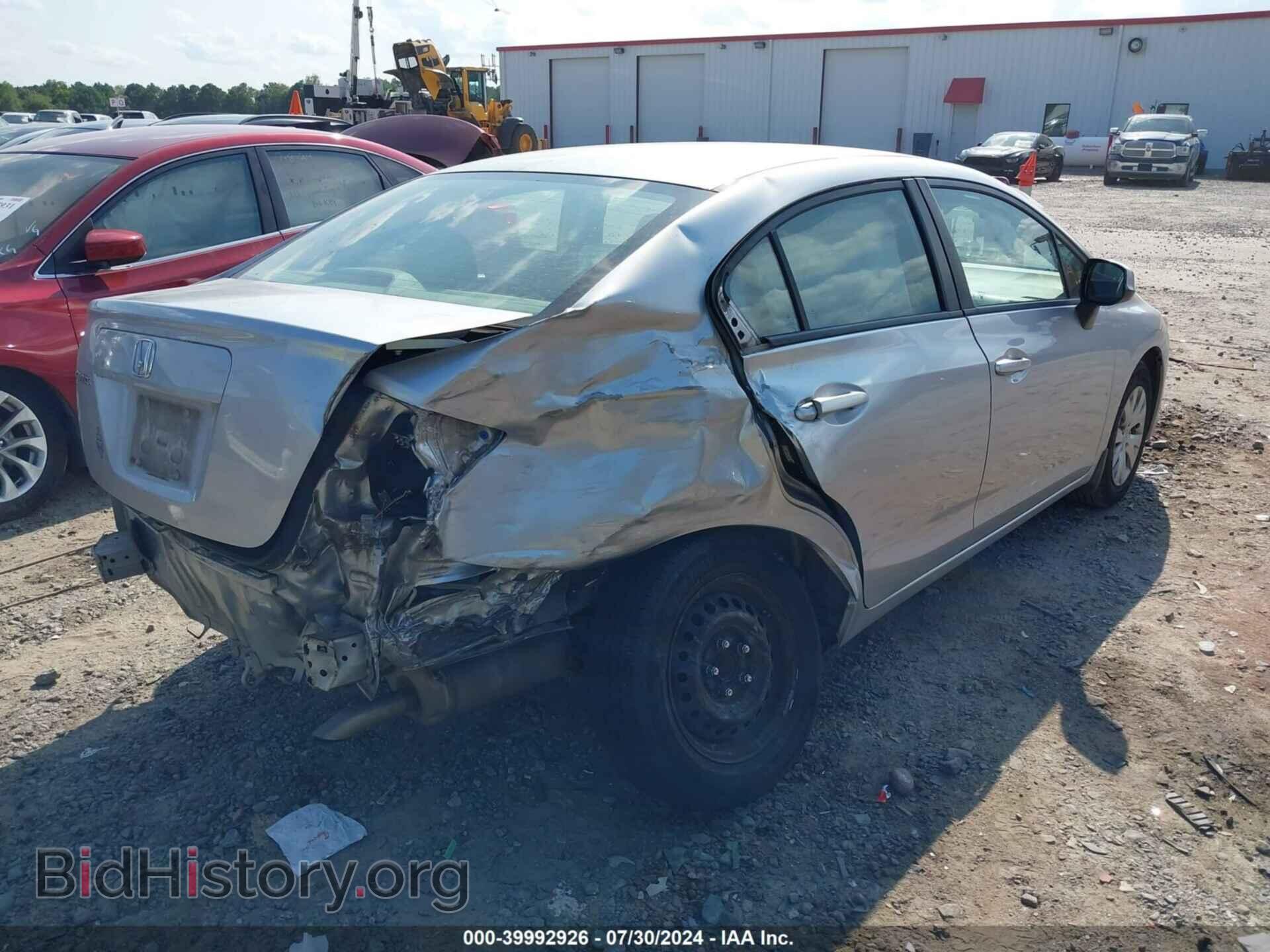 2012 HONDA CIVIC - VIN: 19XFB2F59CE089386 - Фото 4