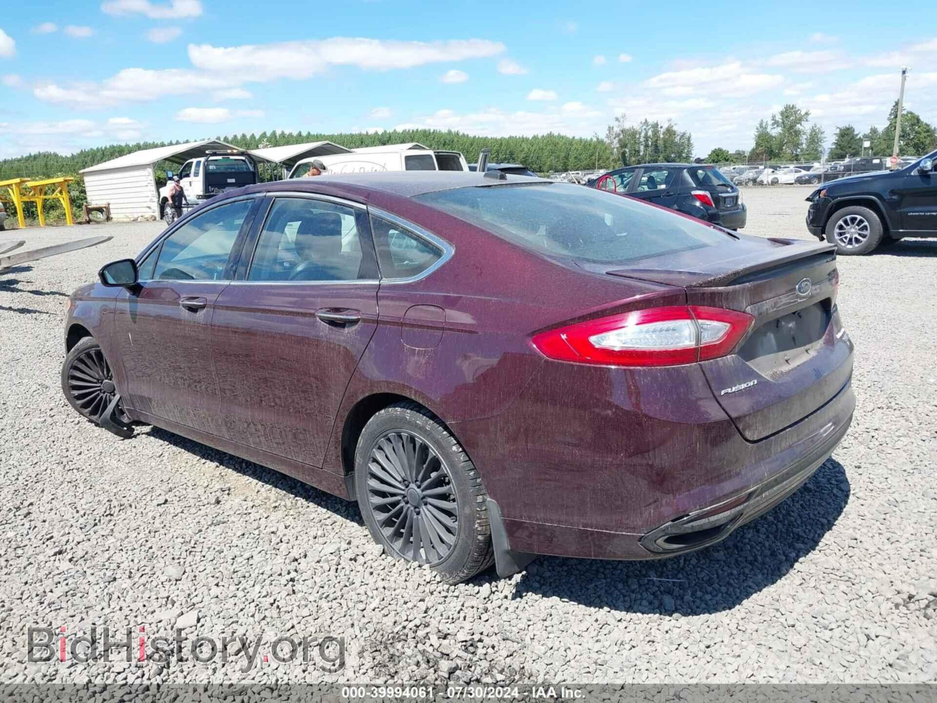 2013 FORD FUSION - VIN: 3FA6P0D99DR144916 - Фото 3