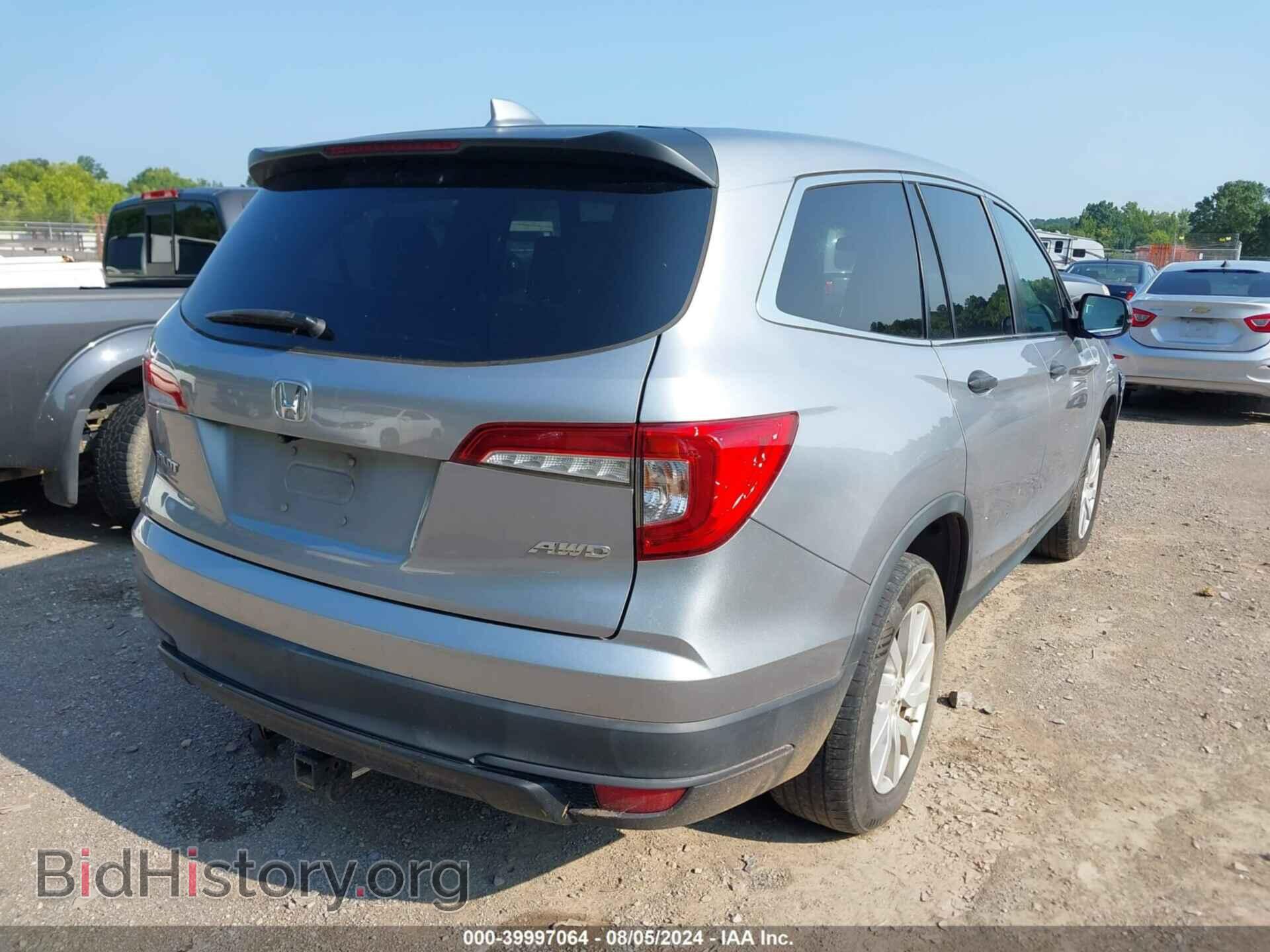 2019 HONDA PILOT - VIN: 5FNYF6H13KB097667 - Фото 4