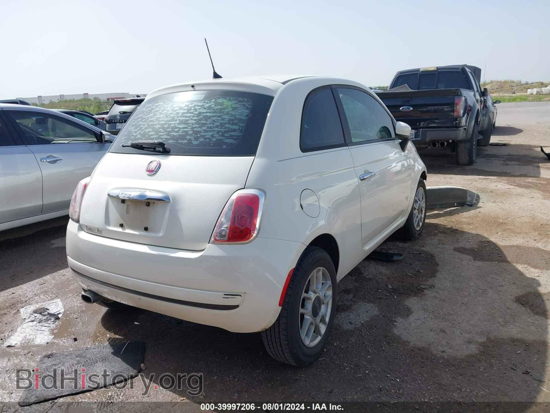 2013 FIAT 500 - VIN: 3C3CFFAR6DT513892 - Фото 4
