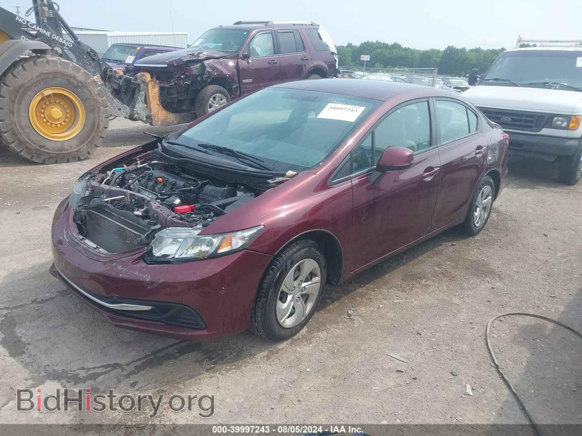 2013 HONDA CIVIC - VIN: 19XFB2F55DE282989 - Фото 2