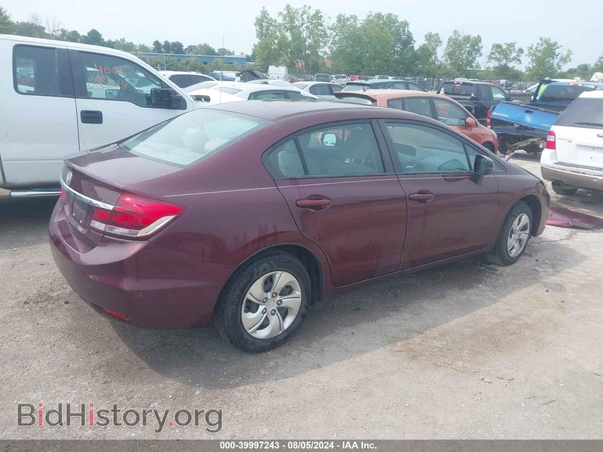 2013 HONDA CIVIC - VIN: 19XFB2F55DE282989 - Фото 4