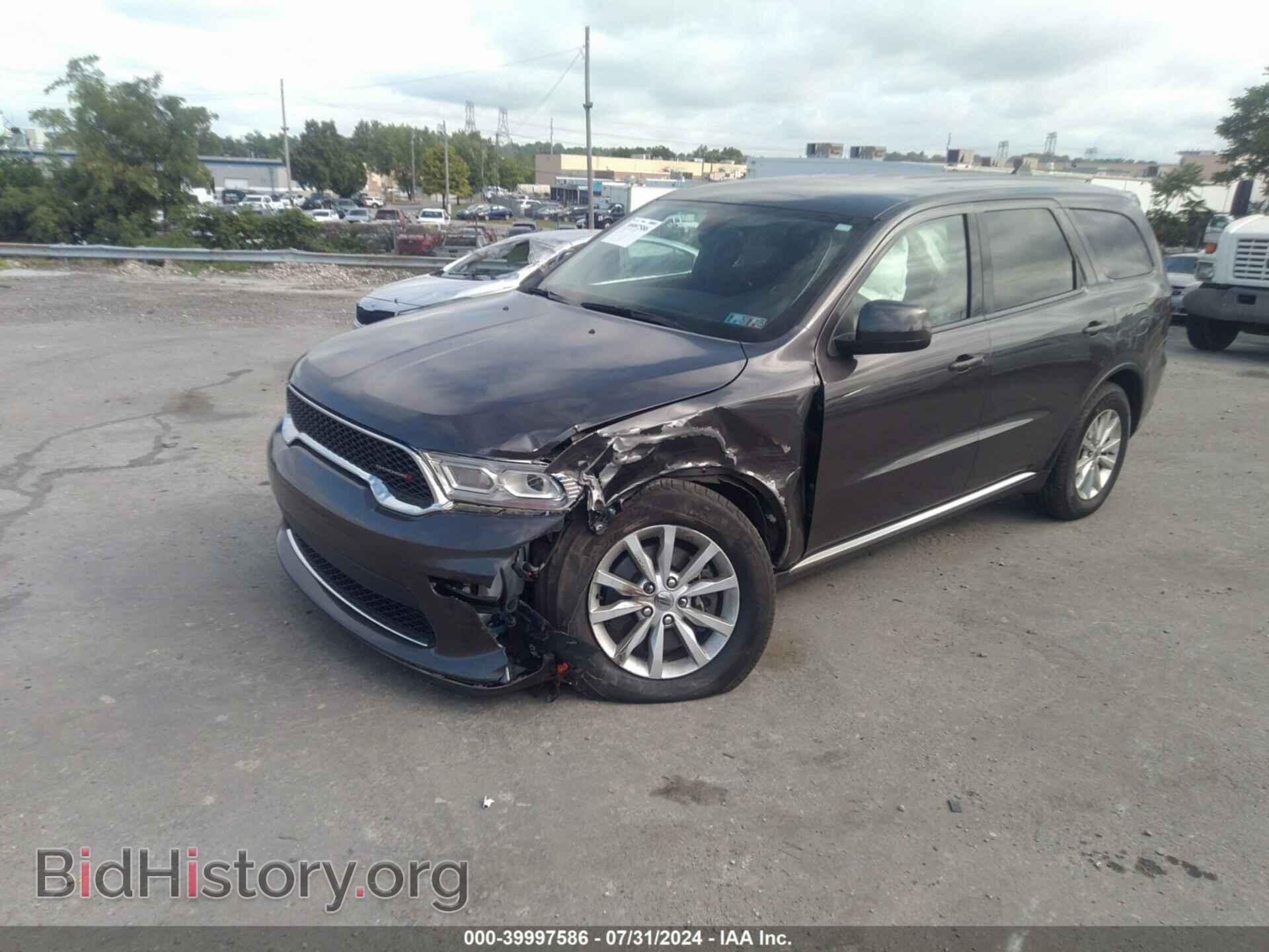 2021 DODGE DURANGO - VIN: 1C4RDJAGXMC557208 - Фото 2