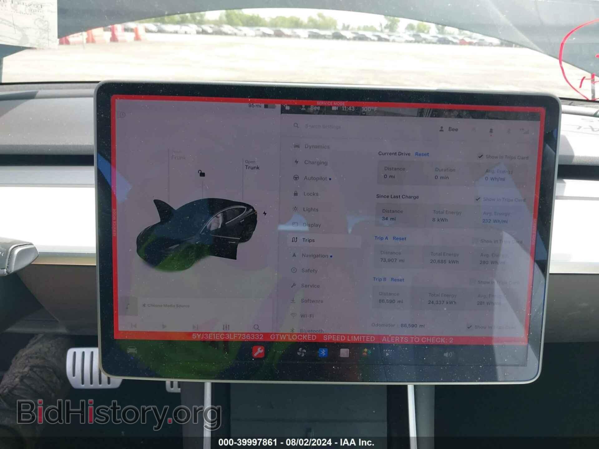2020 TESLA MODEL 3 - VIN: 5YJ3E1EC3LF736332 - Фото 7
