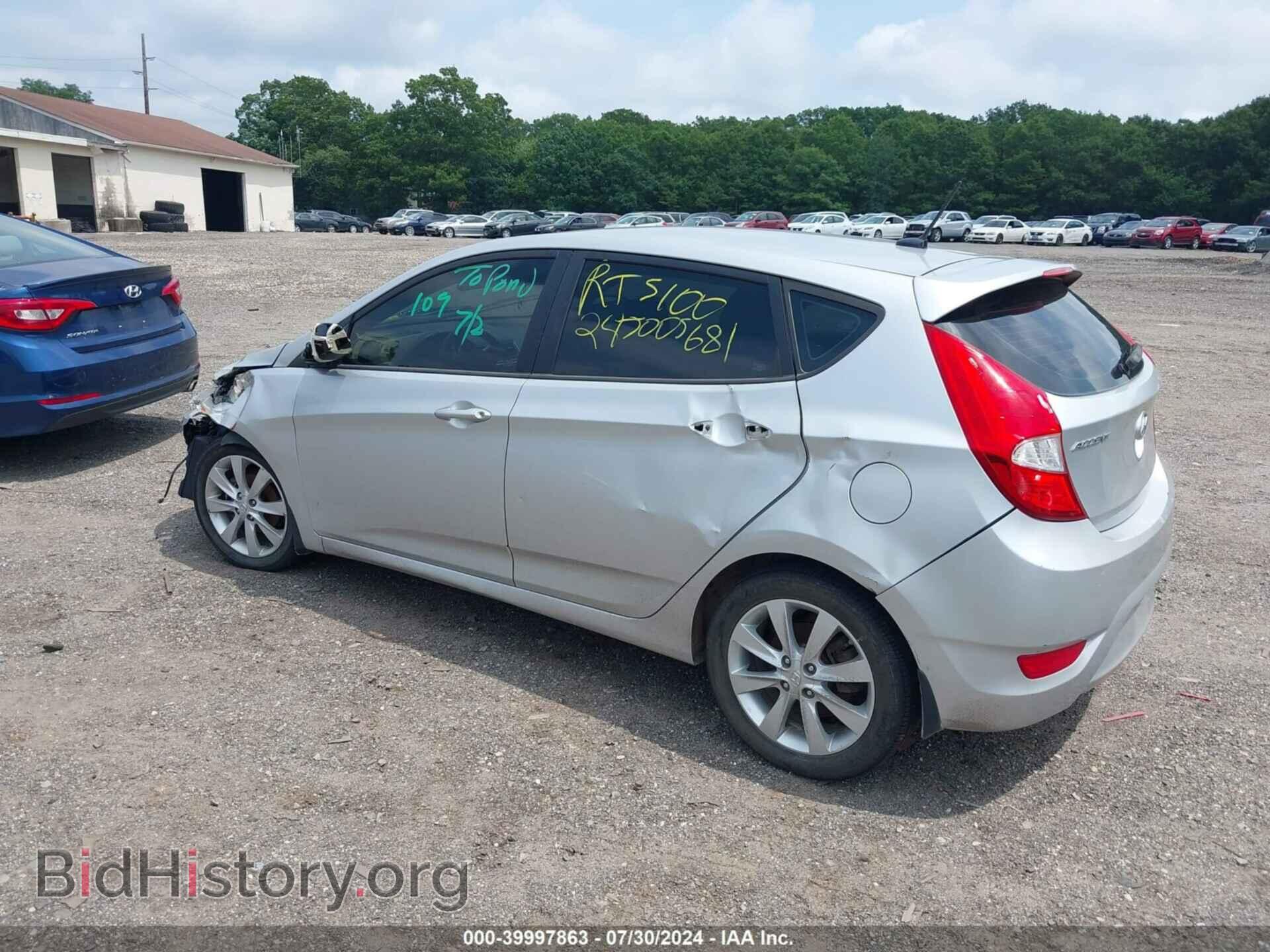 2012 HYUNDAI ACCENT - VIN: KMHCU5AEXCU041124 - Фото 3