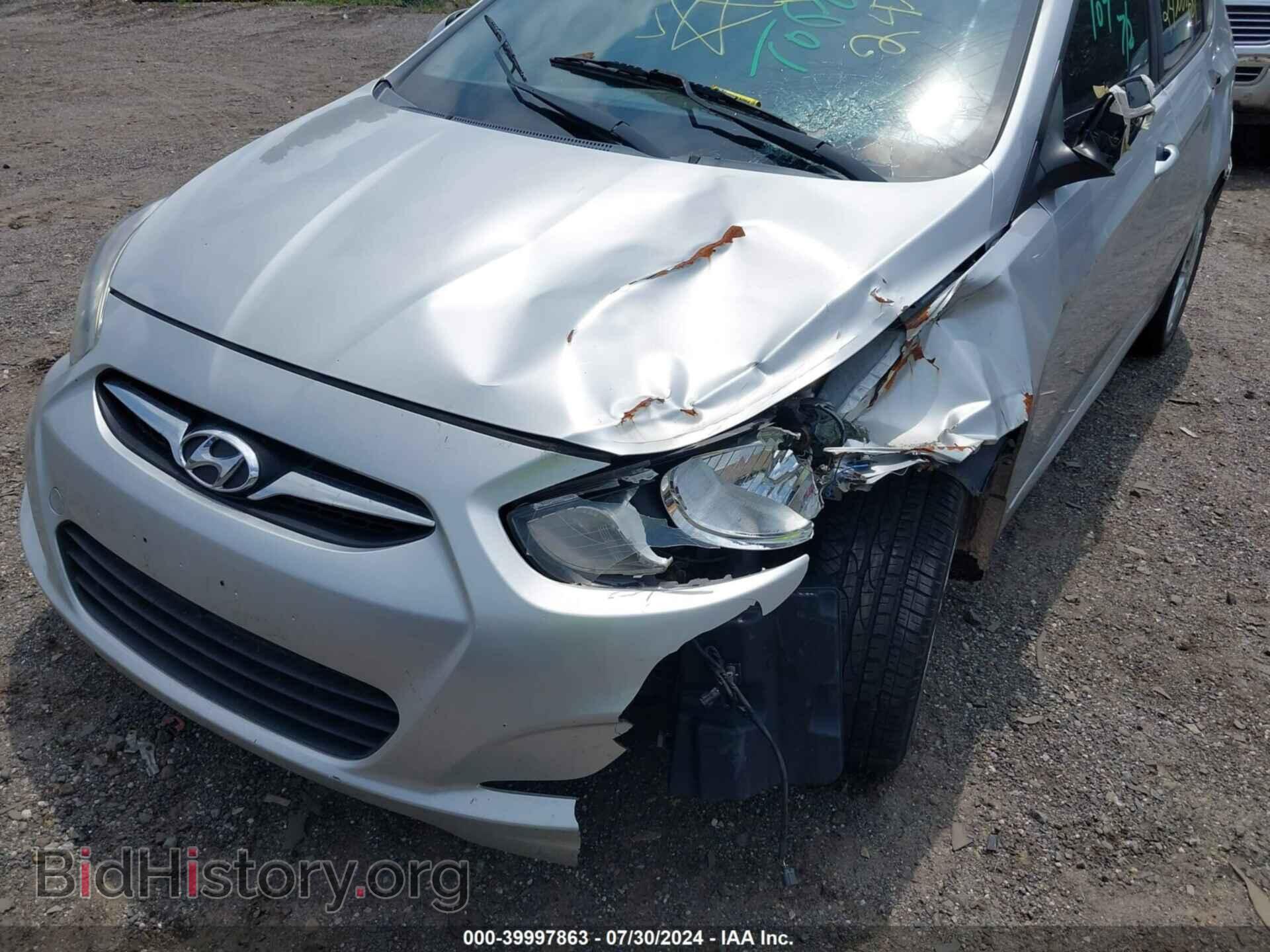 2012 HYUNDAI ACCENT - VIN: KMHCU5AEXCU041124 - Фото 6