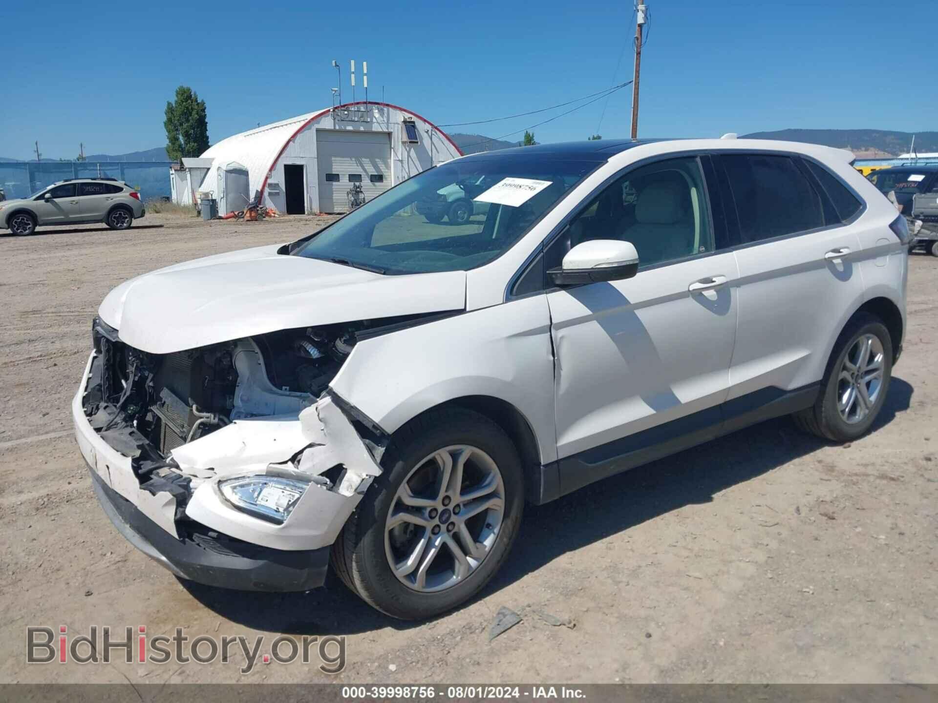 2018 FORD EDGE - VIN: 2FMPK4K93JBB21189 - Фото 2