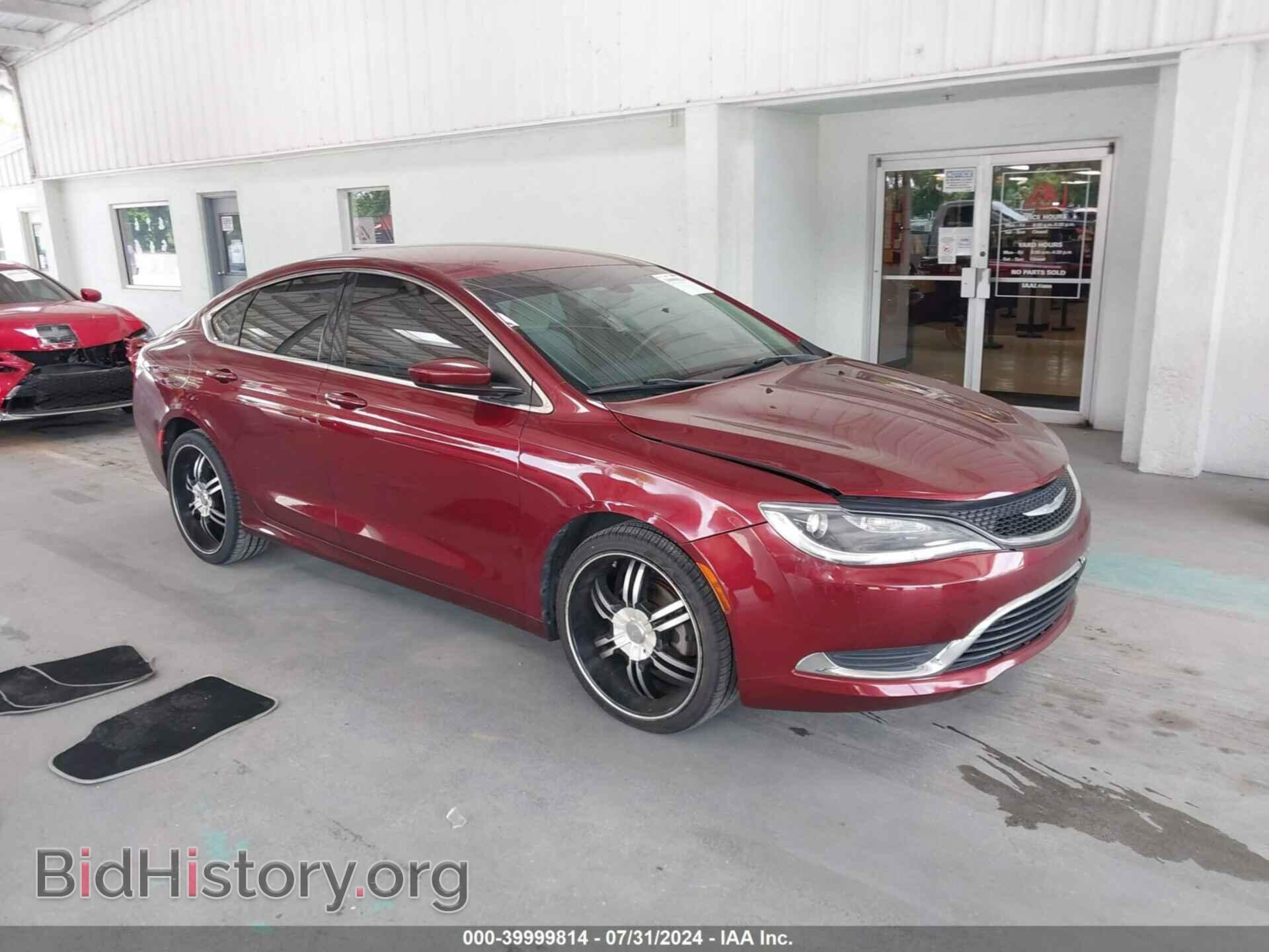 Фотография 1C3CCCAB8FN633481 - CHRYSLER 200 2015