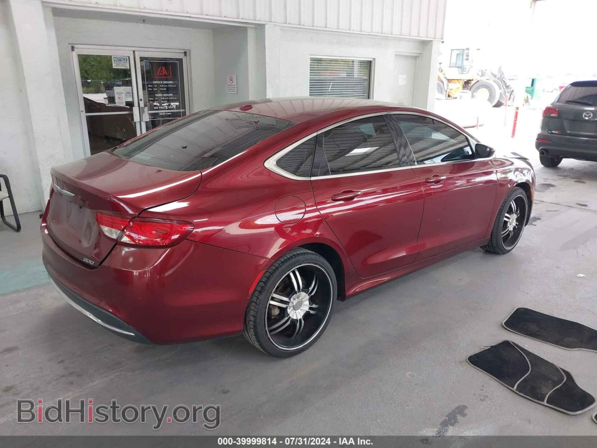 2015 CHRYSLER 200 - VIN: 1C3CCCAB8FN633481 - Фото 4