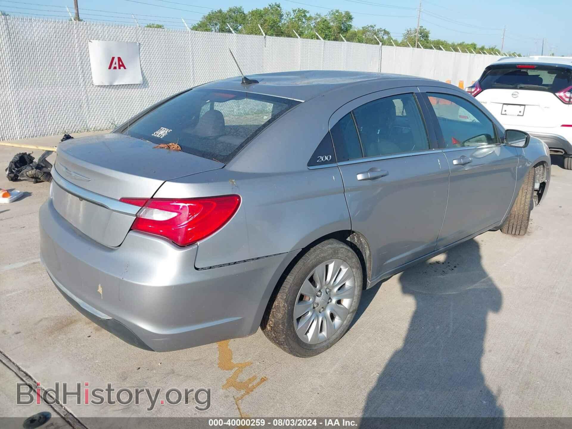 2013 CHRYSLER 200 - VIN: 1C3CCBAB3DN646579 - Фото 4