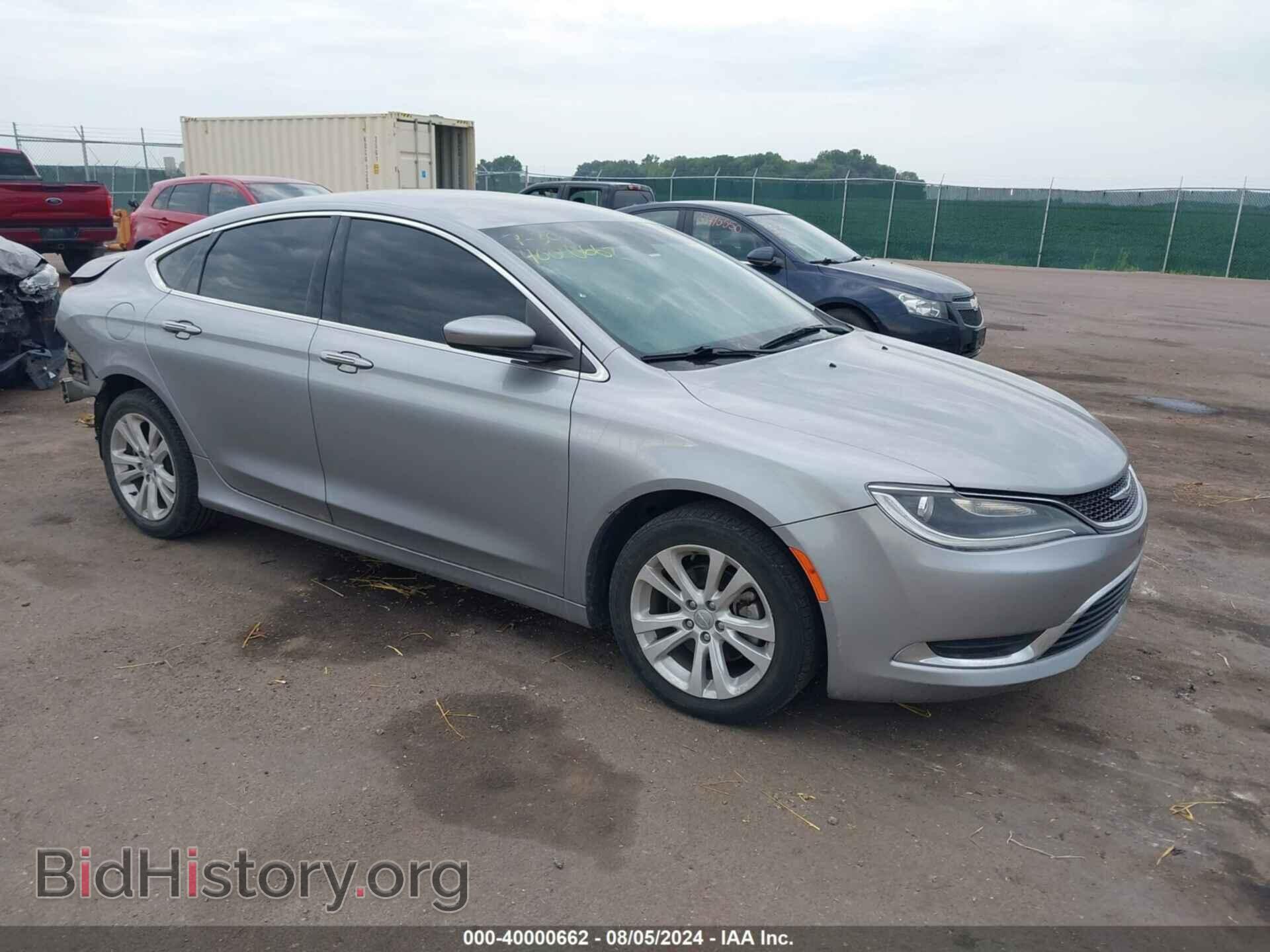 Фотография 1C3CCCAB7FN542475 - CHRYSLER 200 2015