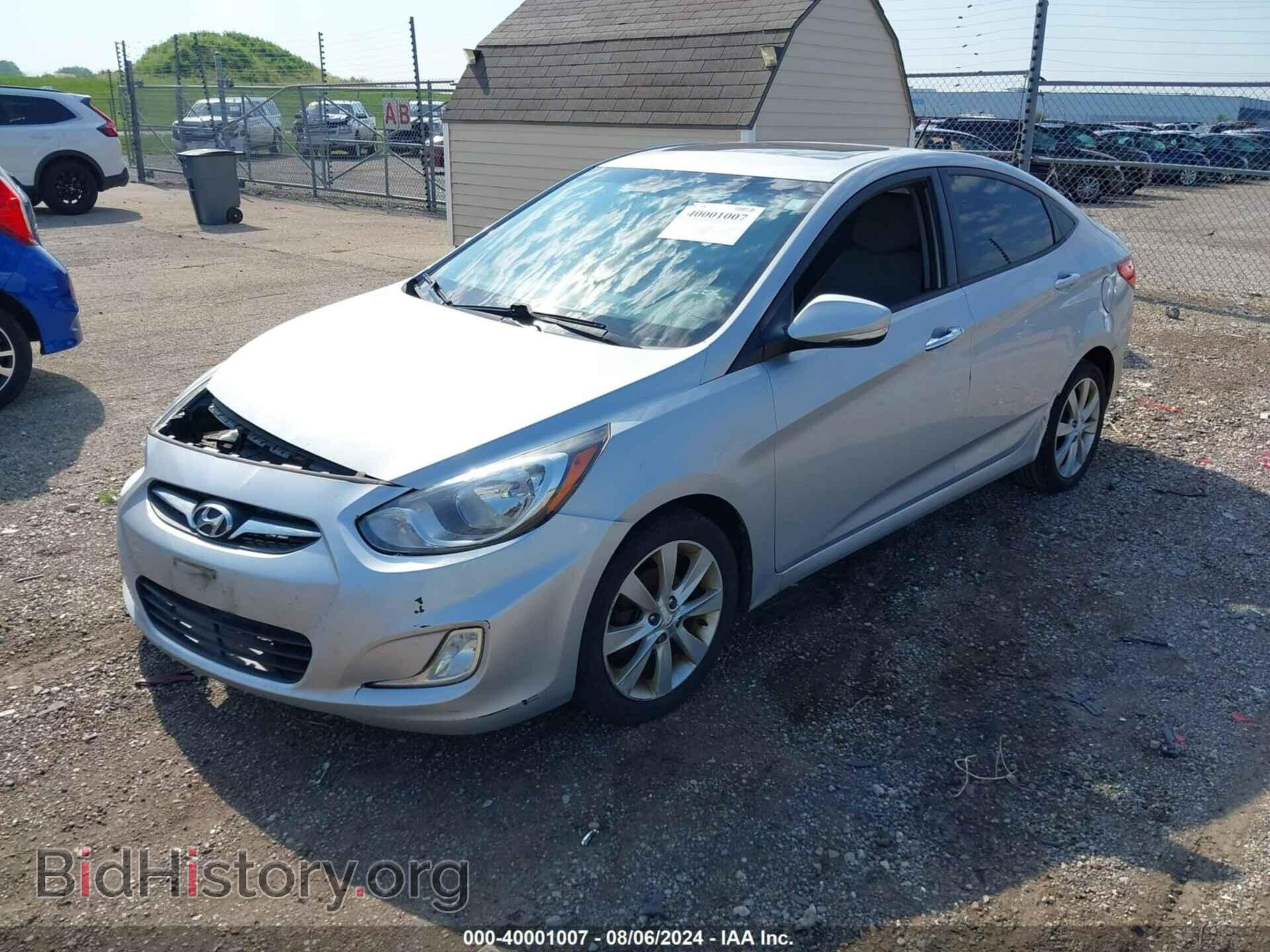 2013 HYUNDAI ACCENT - VIN: KMHCU4AE8DU299475 - Фото 2