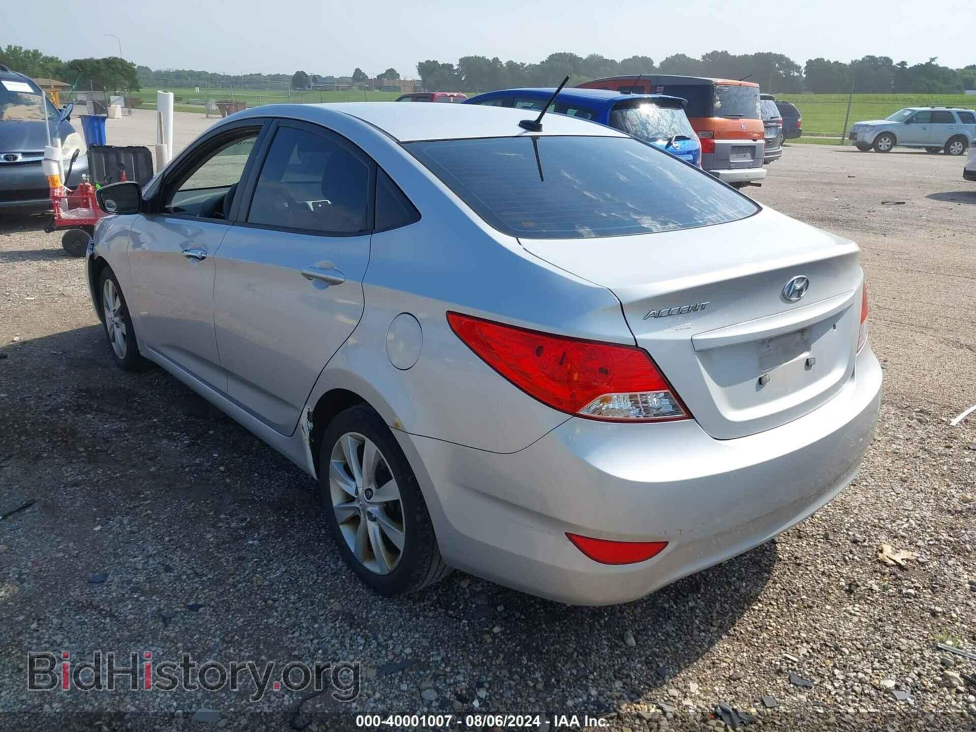 2013 HYUNDAI ACCENT - VIN: KMHCU4AE8DU299475 - Фото 3