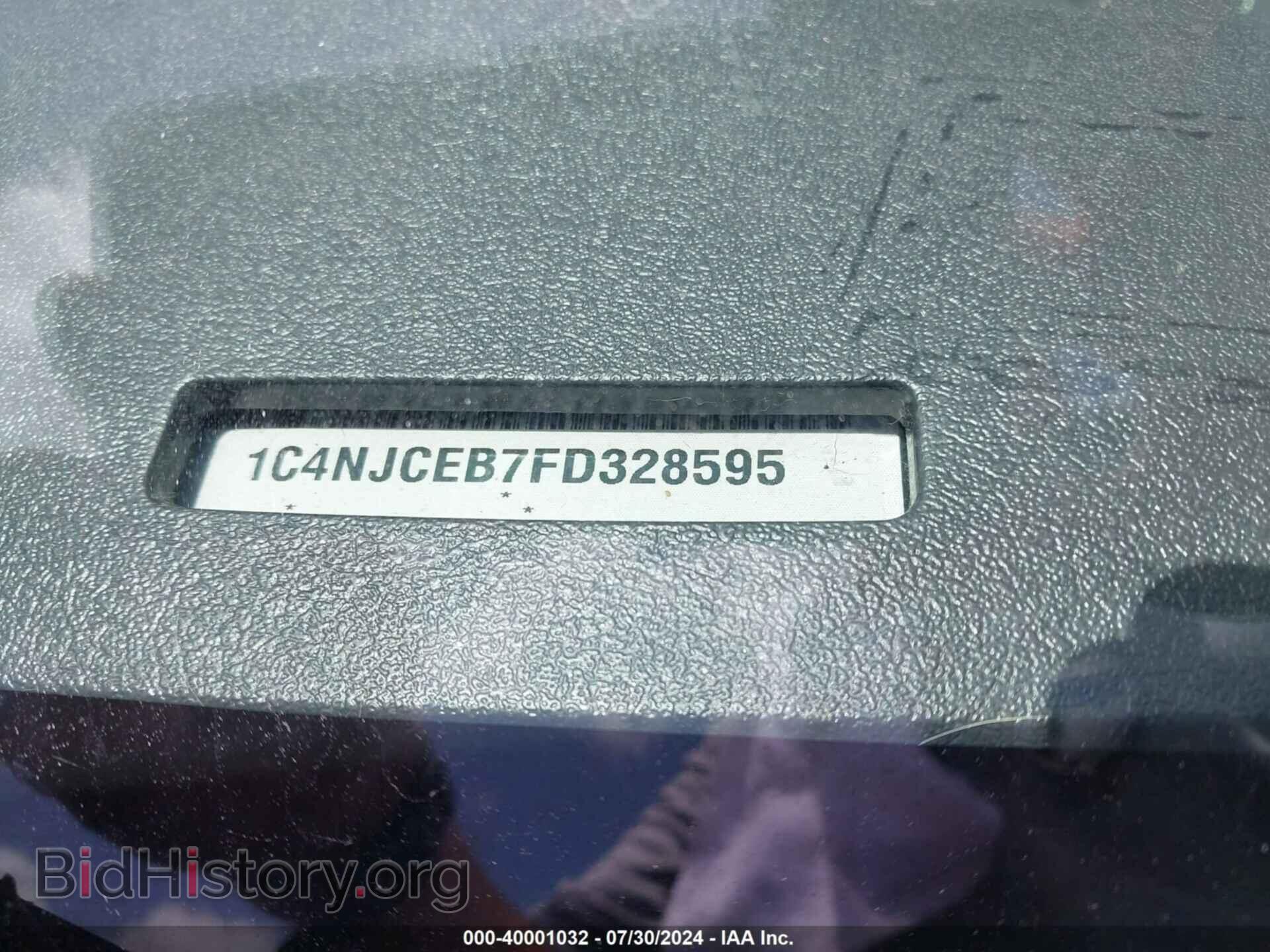 2015 JEEP COMPASS - VIN: 1C4NJCEB7FD328595 - Фото 9
