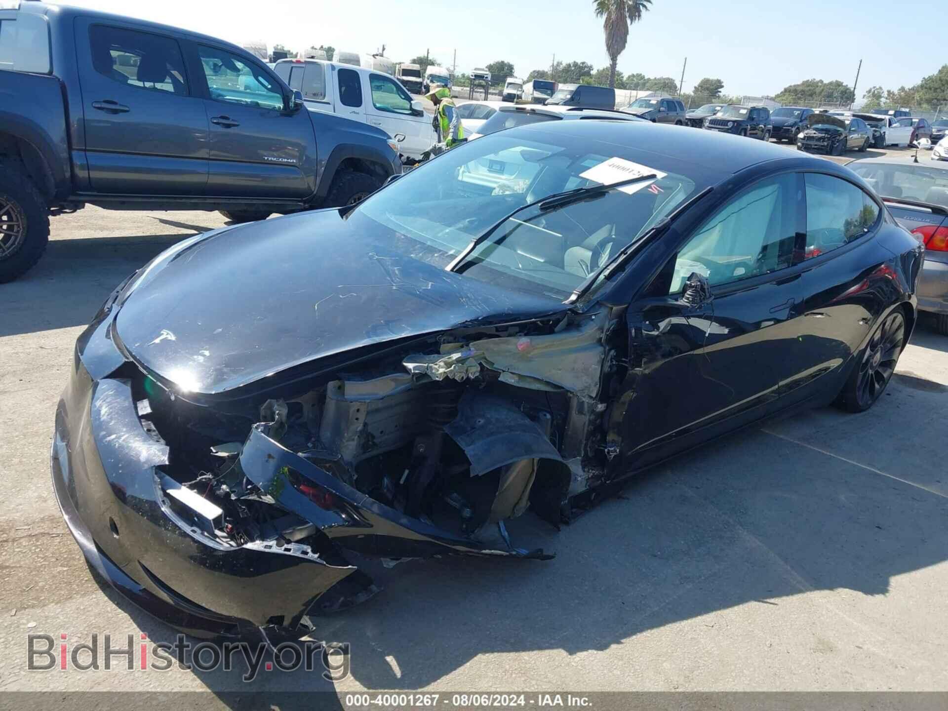 2023 TESLA MODEL 3 - VIN: 5YJ3E1EC7PF509053 - Фото 2