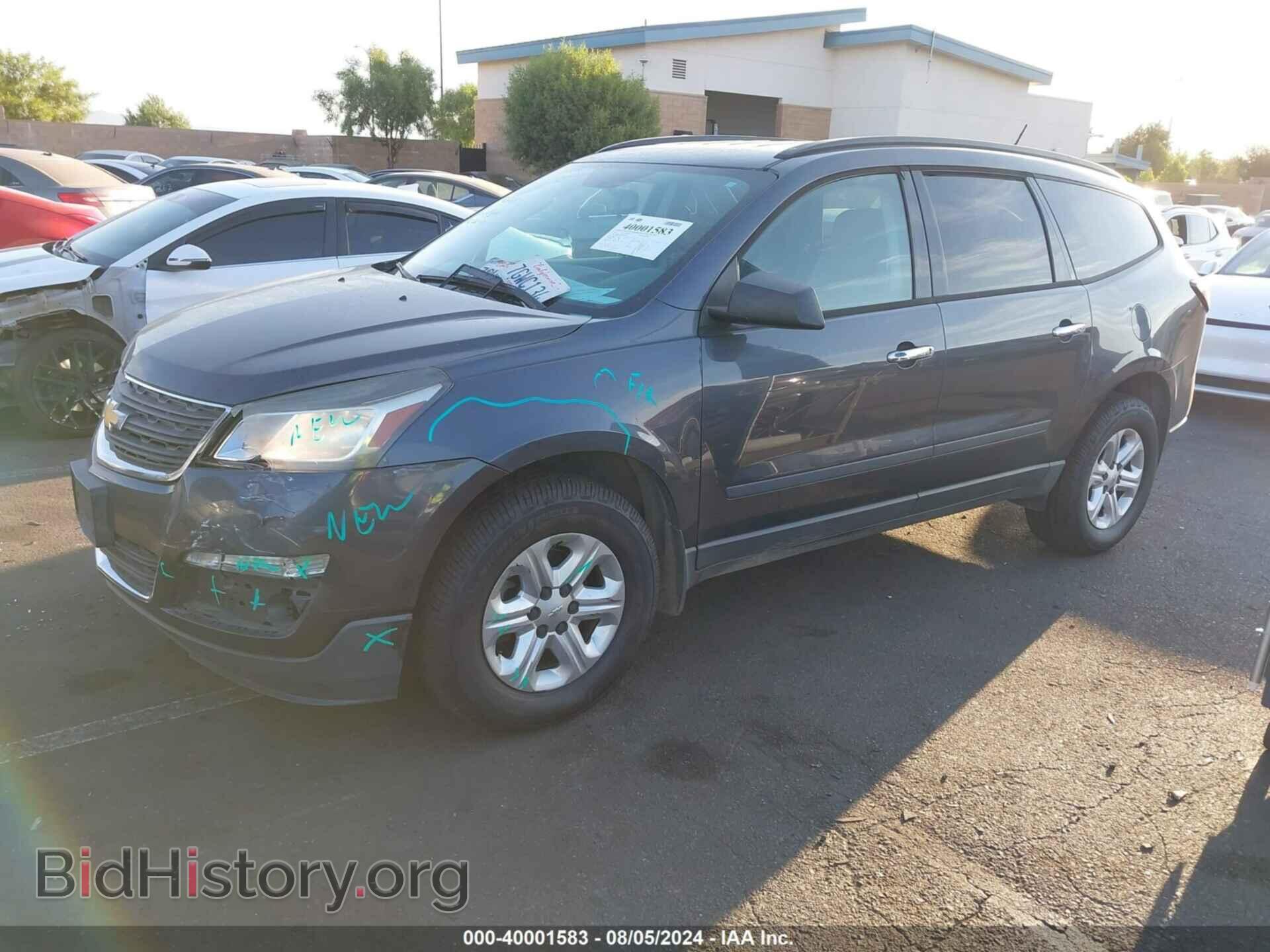 2014 CHEVROLET TRAVERSE - VIN: 1GNKRFKD3EJ309567 - Фото 2