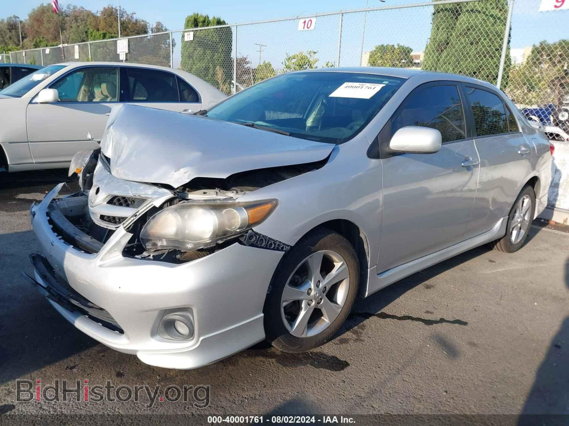 2011 TOYOTA COROLLA - VIN: 2T1BU4EE7BC651675 - Фото 2