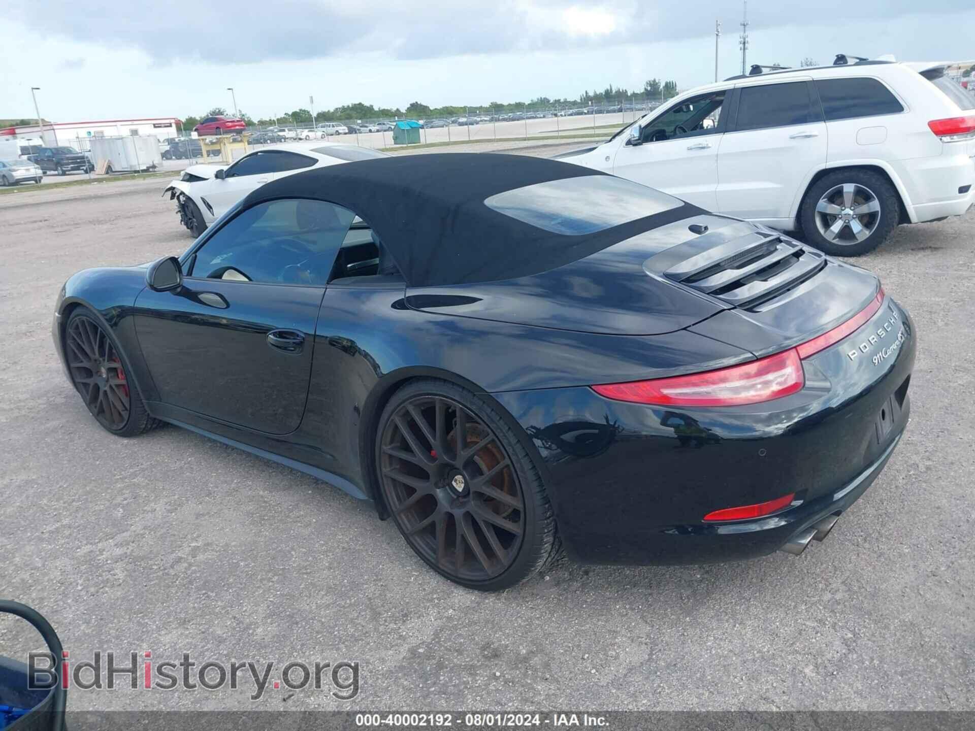2014 PORSCHE 911 - VIN: WP0CB2A98ES154242 - Фото 3