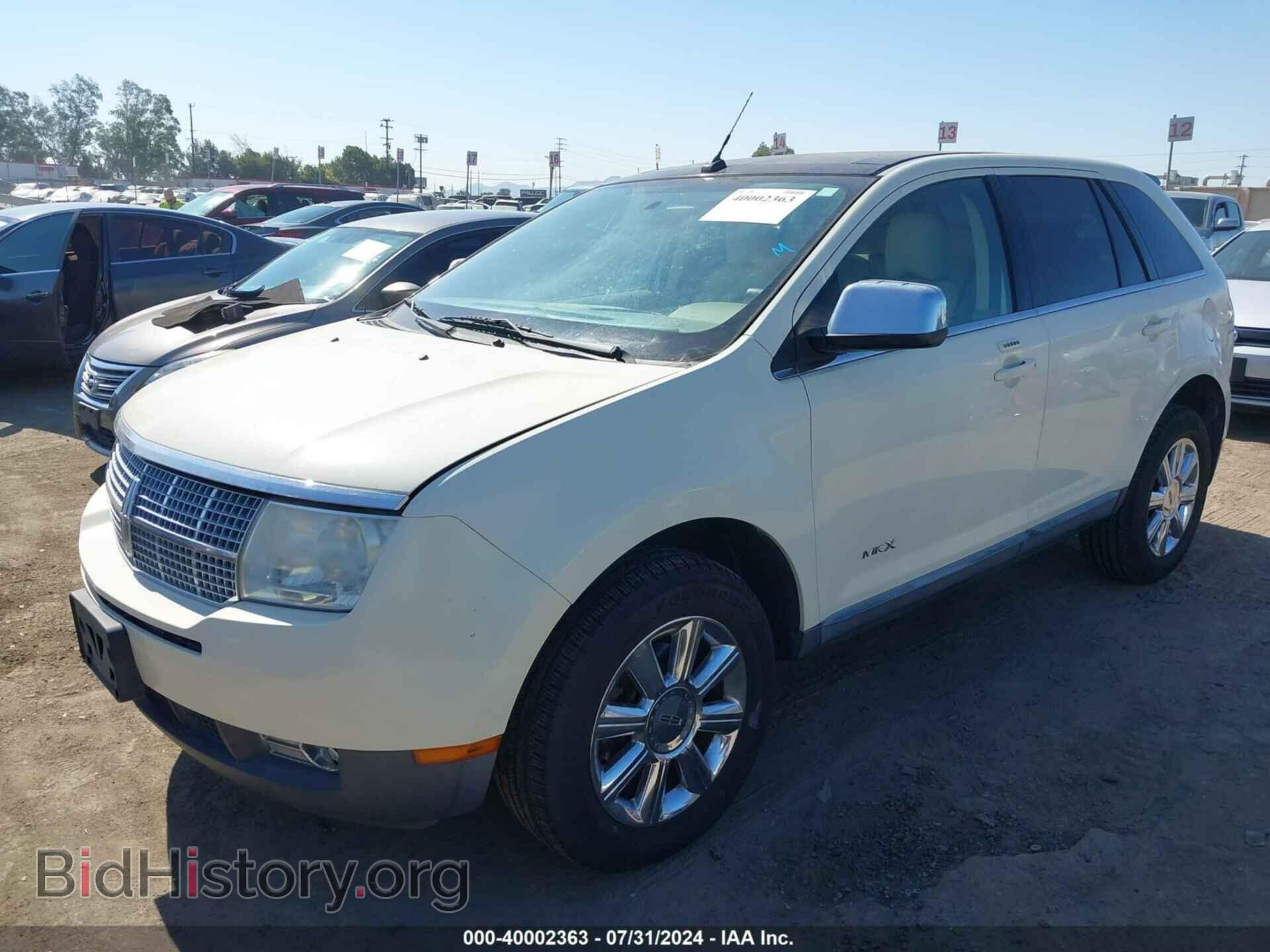 2007 LINCOLN MKX - VIN: 2LMDU88C57BJ32859 - Фото 2