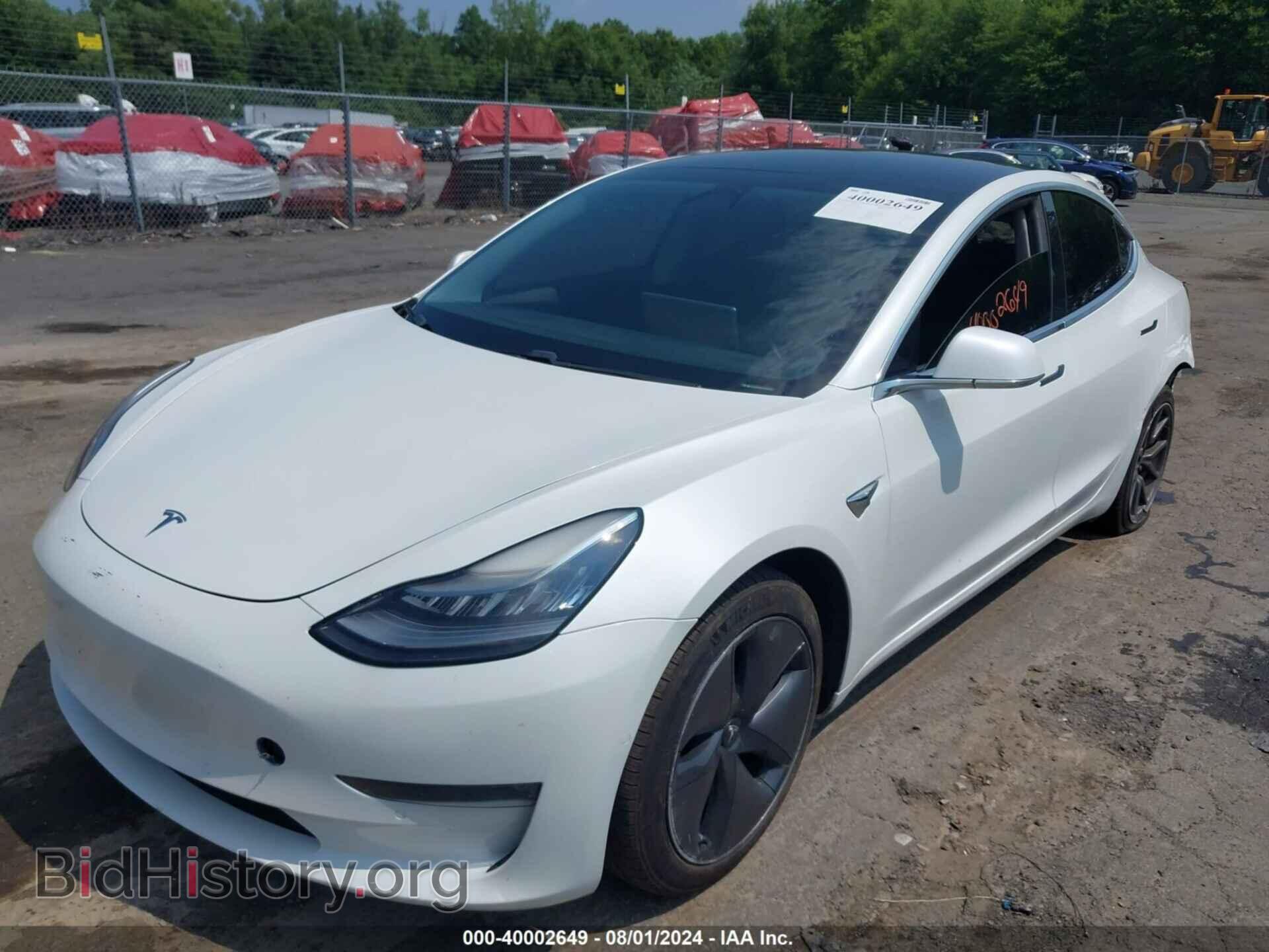 2019 TESLA MODEL 3 - VIN: 5YJ3E1EB8KF442320 - Фото 2