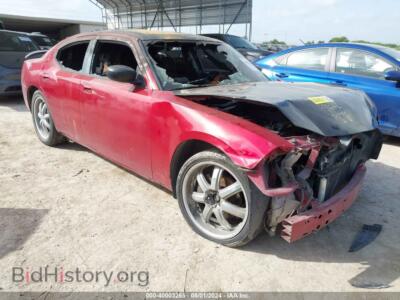2008 Dodge CHARGER, red — VIN 2B3KA43R08H254792, IAAI