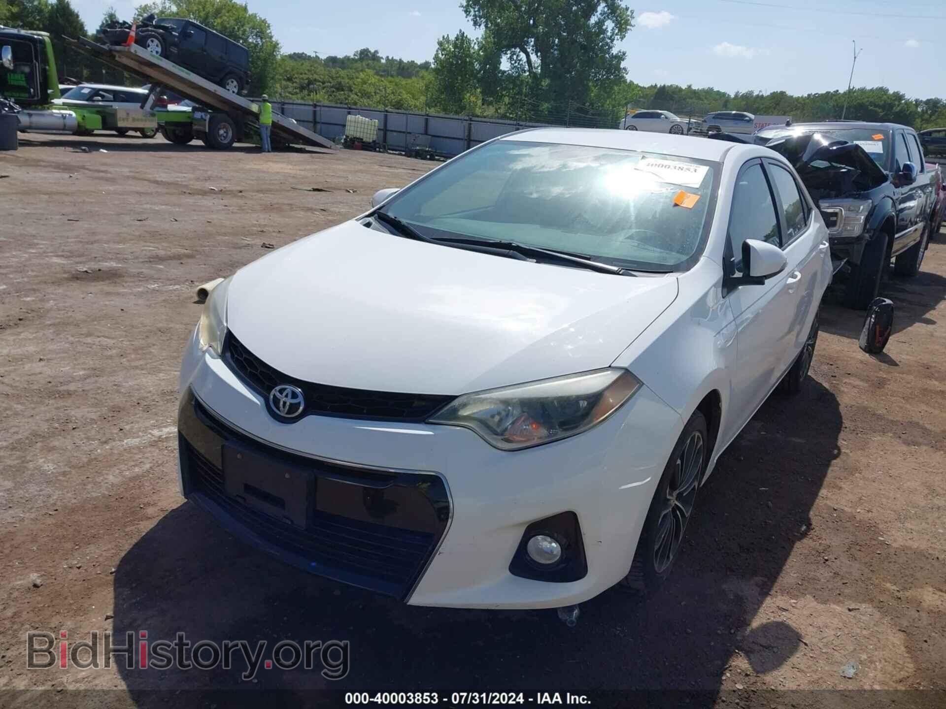2014 TOYOTA COROLLA - VIN: 5YFBURHE9EP084737 - Фото 2