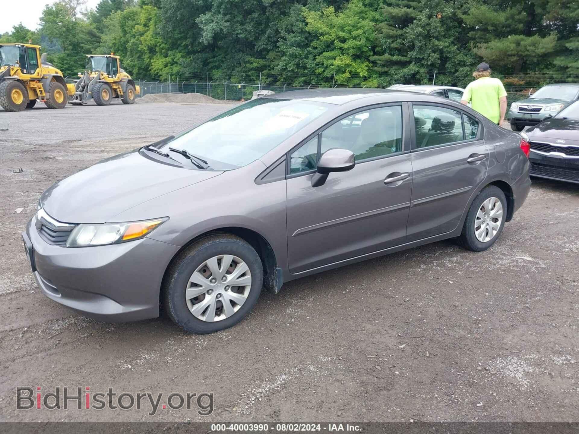 2012 HONDA CIVIC - VIN: 19XFB2F51CE070993 - Фото 2