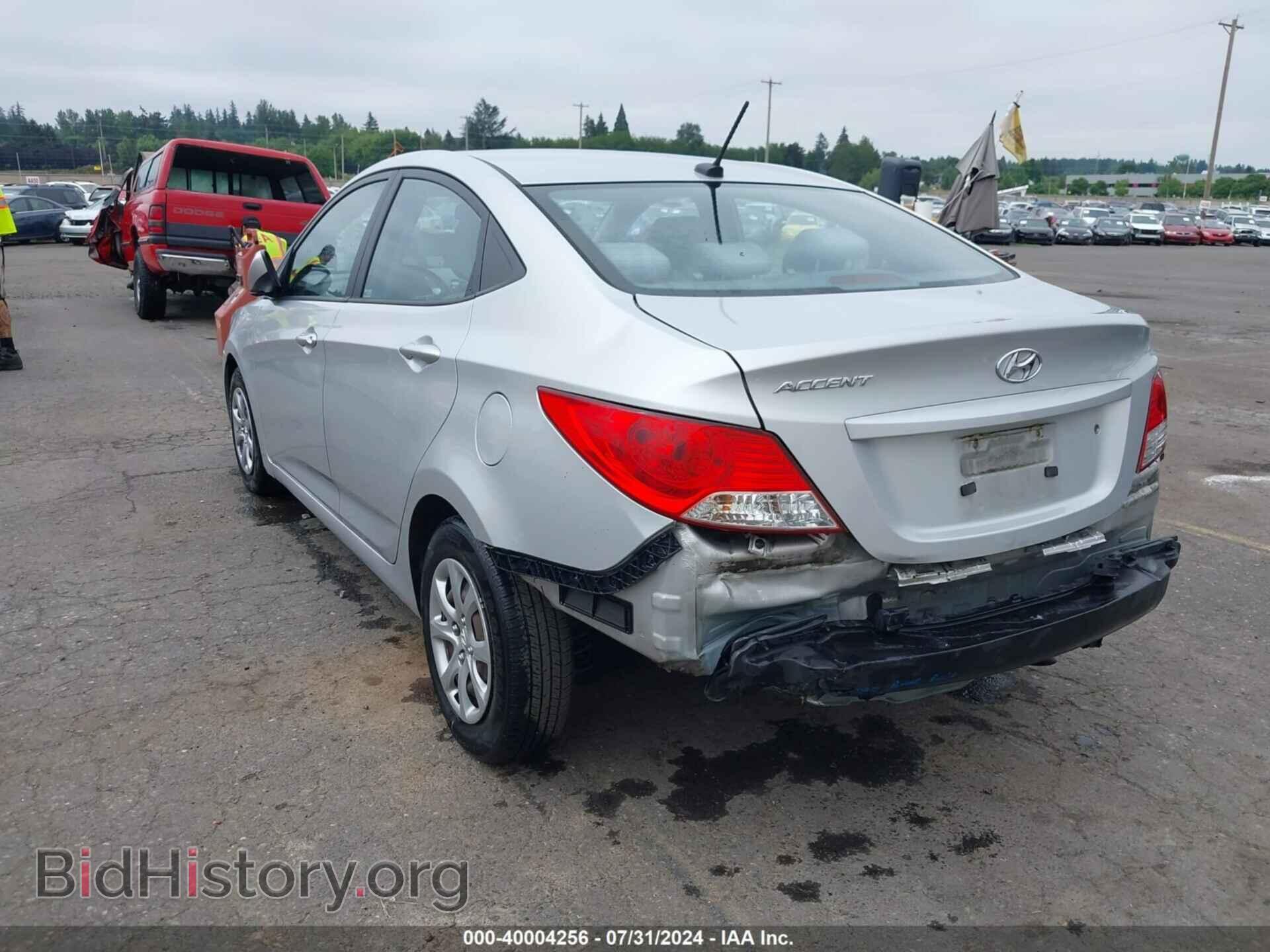 2013 HYUNDAI ACCENT - VIN: KMHCT4AE5DU370280 - Фото 3