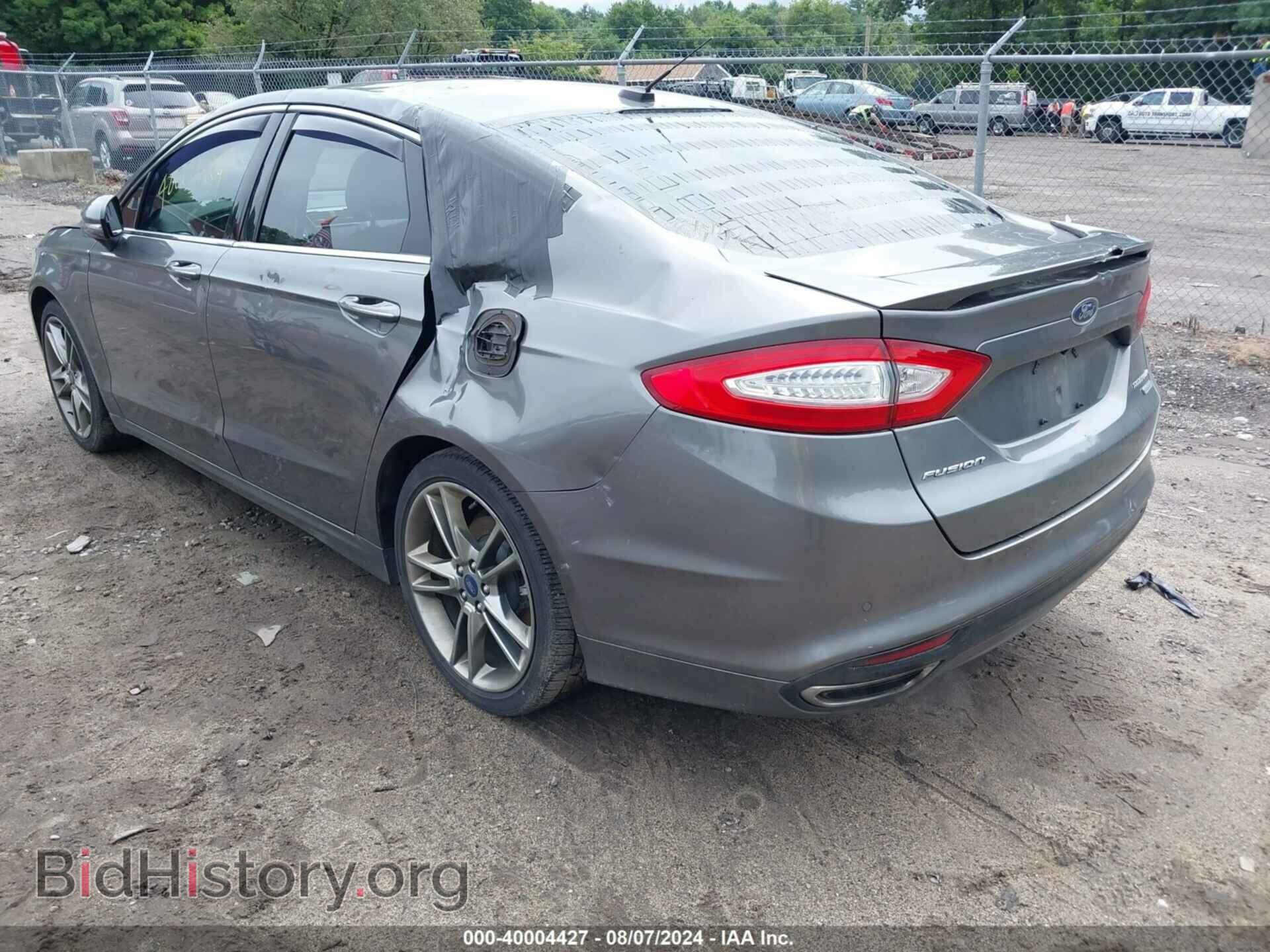 2013 FORD FUSION - VIN: 3FA6P0K95DR387044 - Фото 3