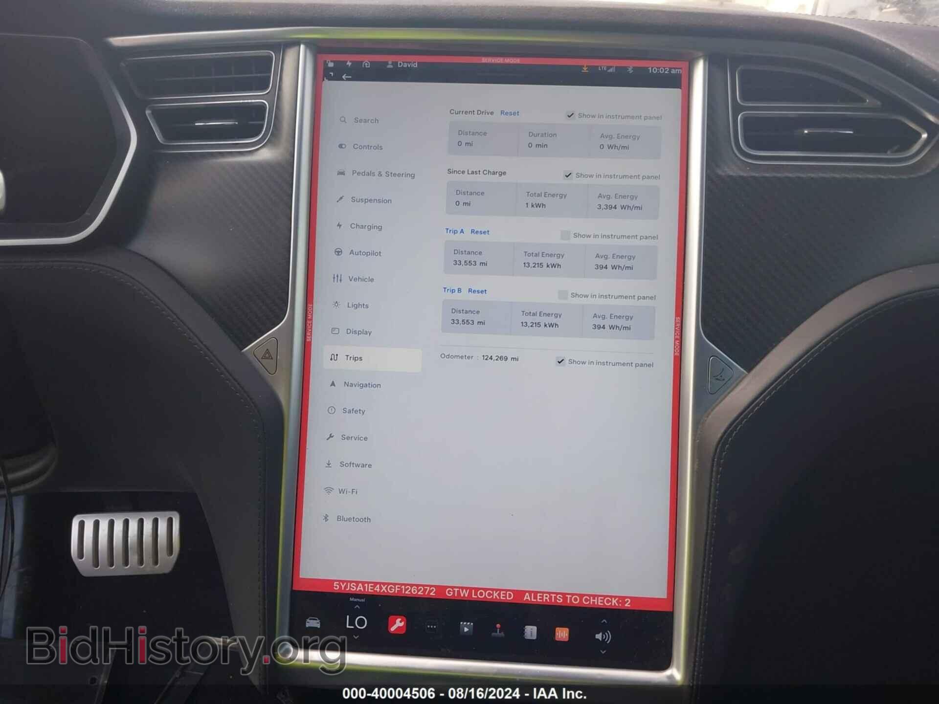 2016 TESLA MODEL S - VIN: 5YJSA1E4XGF126272 - Photo 19