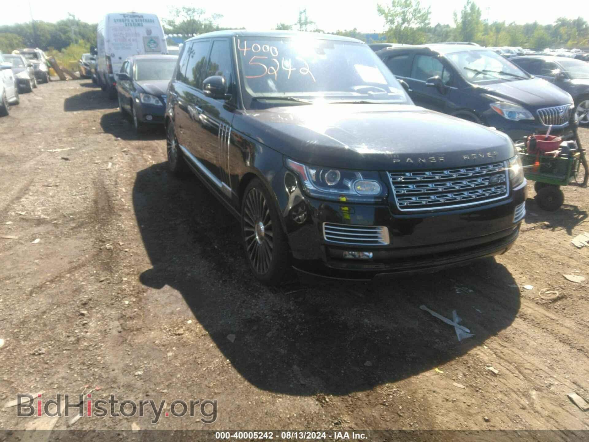 Фотография SALGW3EF4GA252195 - LAND ROVER RANGE ROVER 2016
