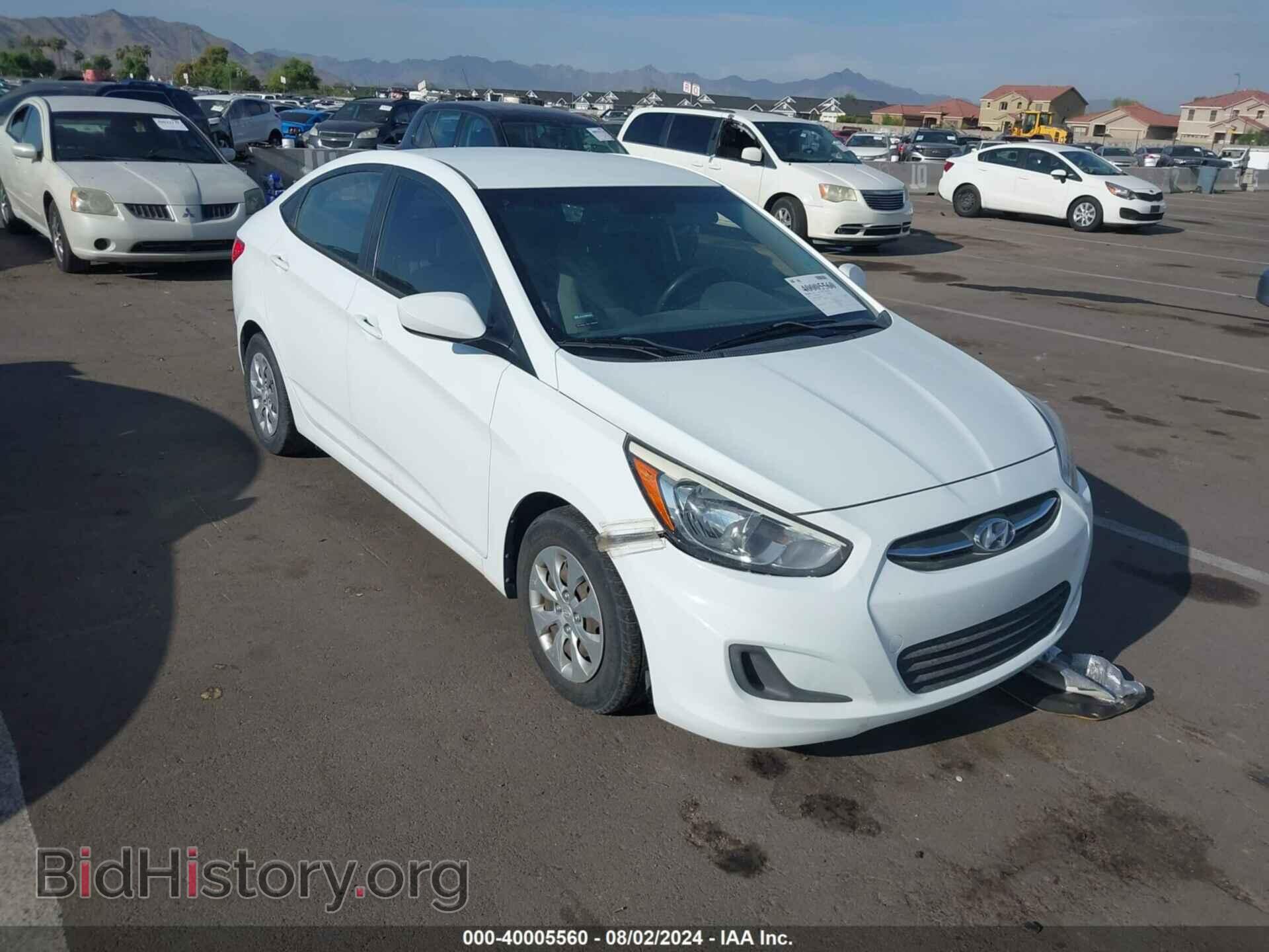 Photo KMHCT4AE4GU005089 - HYUNDAI ACCENT 2016