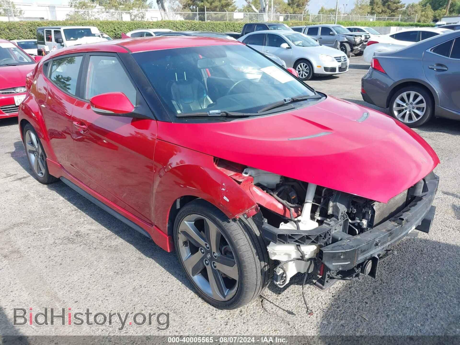 Photo KMHTC6AE2DU134889 - HYUNDAI VELOSTER 2013