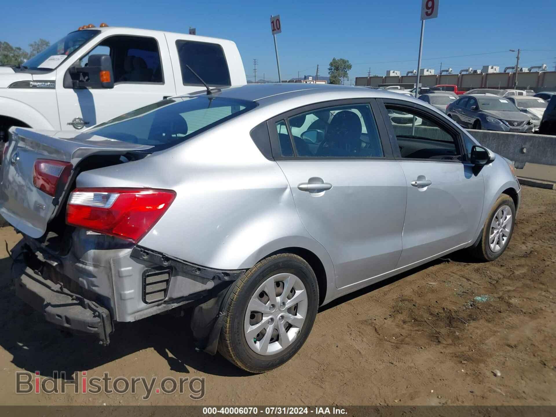 2013 KIA RIO - VIN: KNADM4A36D6184642 - Фото 4