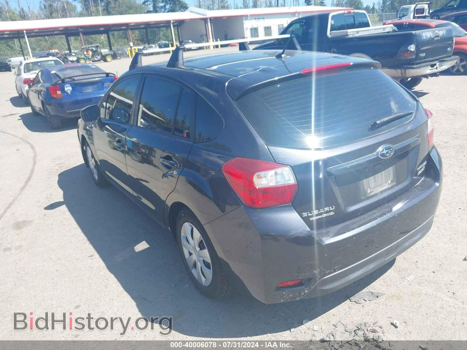 2012 SUBARU IMPREZA - VIN: JF1GPAA61CG206562 - Фото 3